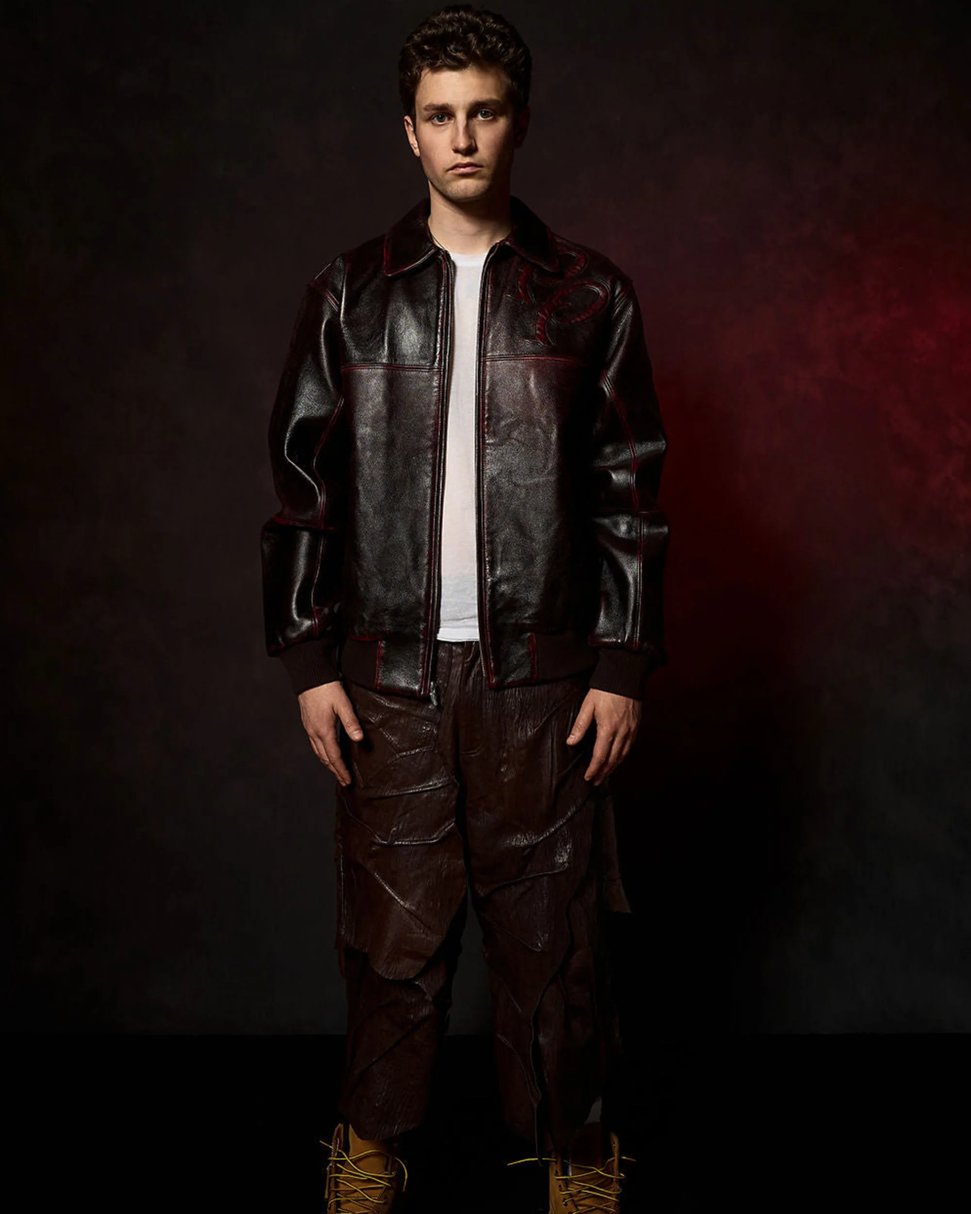Two Tone Pelle Pelle Jacket - Image 2