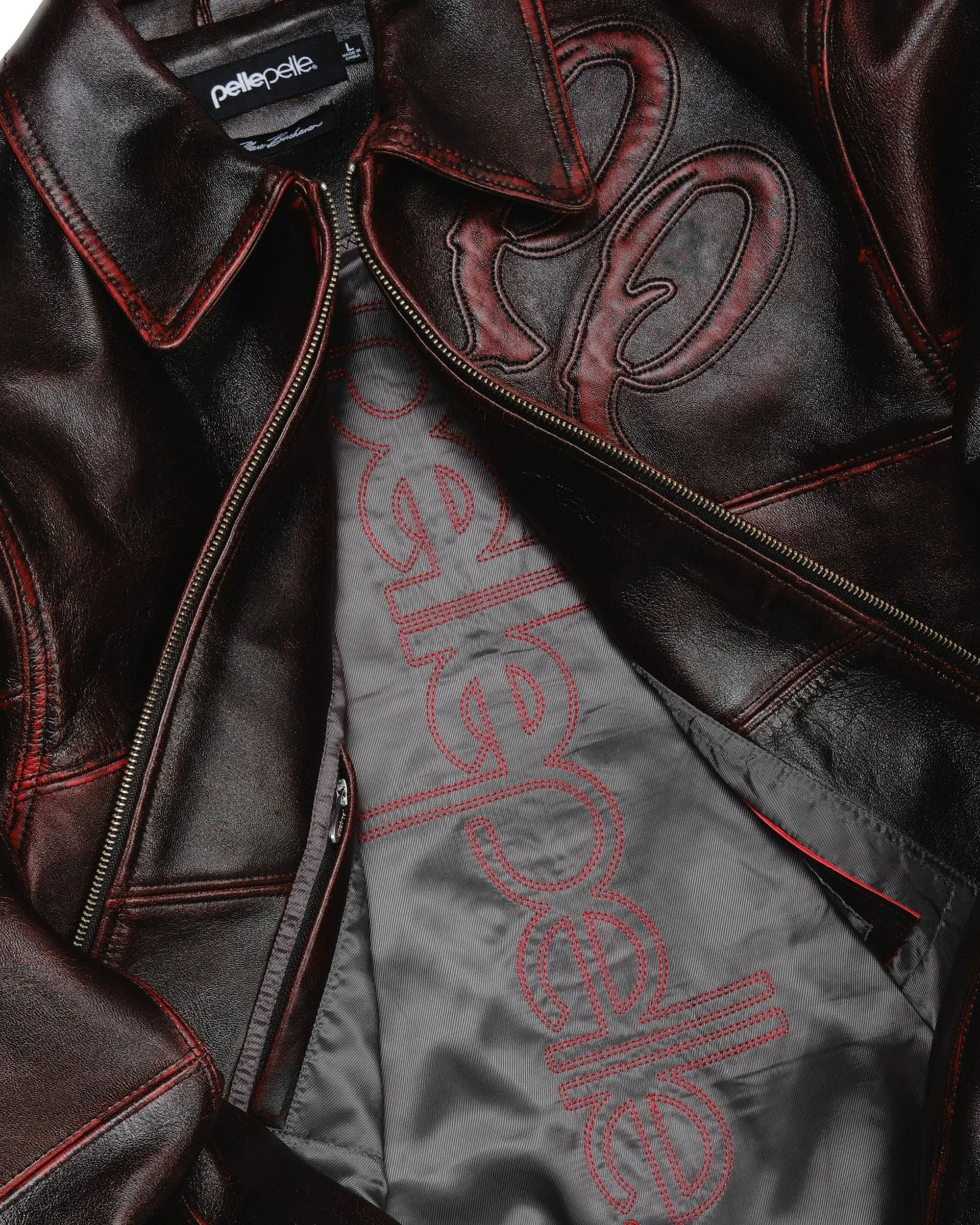 Two Tone Pelle Pelle Jacket - Image 8