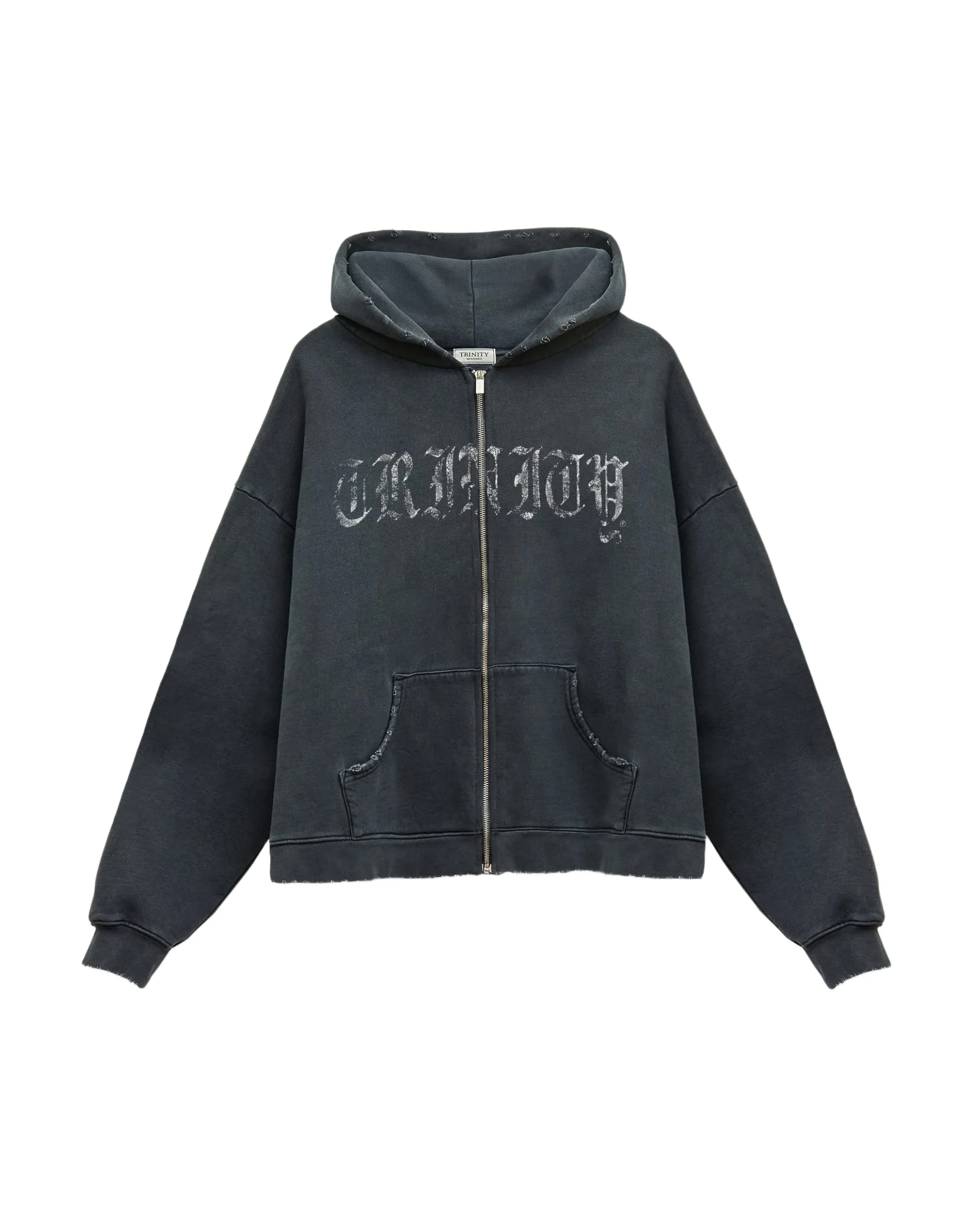 Tyson Zip Hoodie - Vintage Black