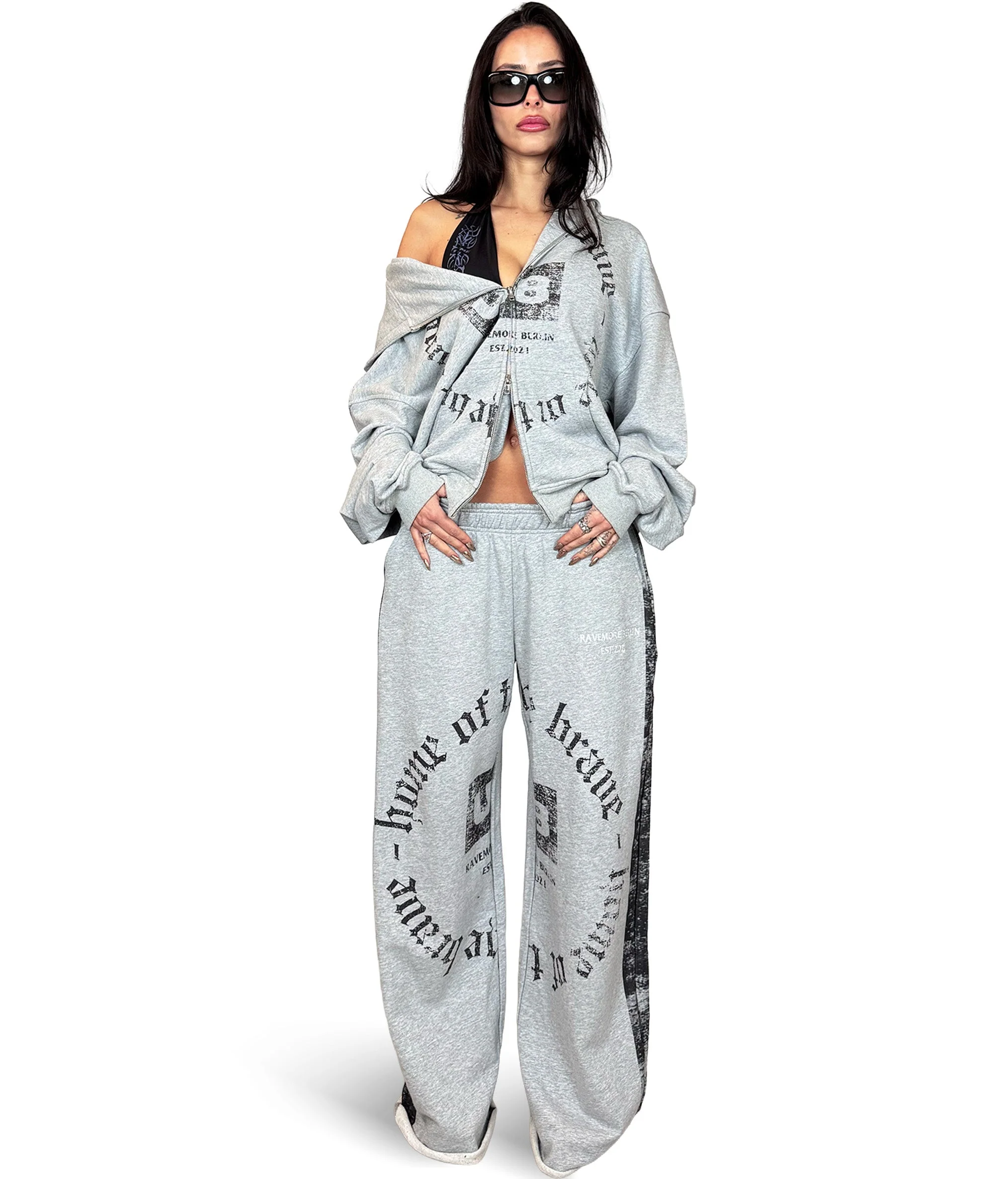 U8 HOME OF THE BRAVE - ZIP HOODIE | UNISEX - Image 10