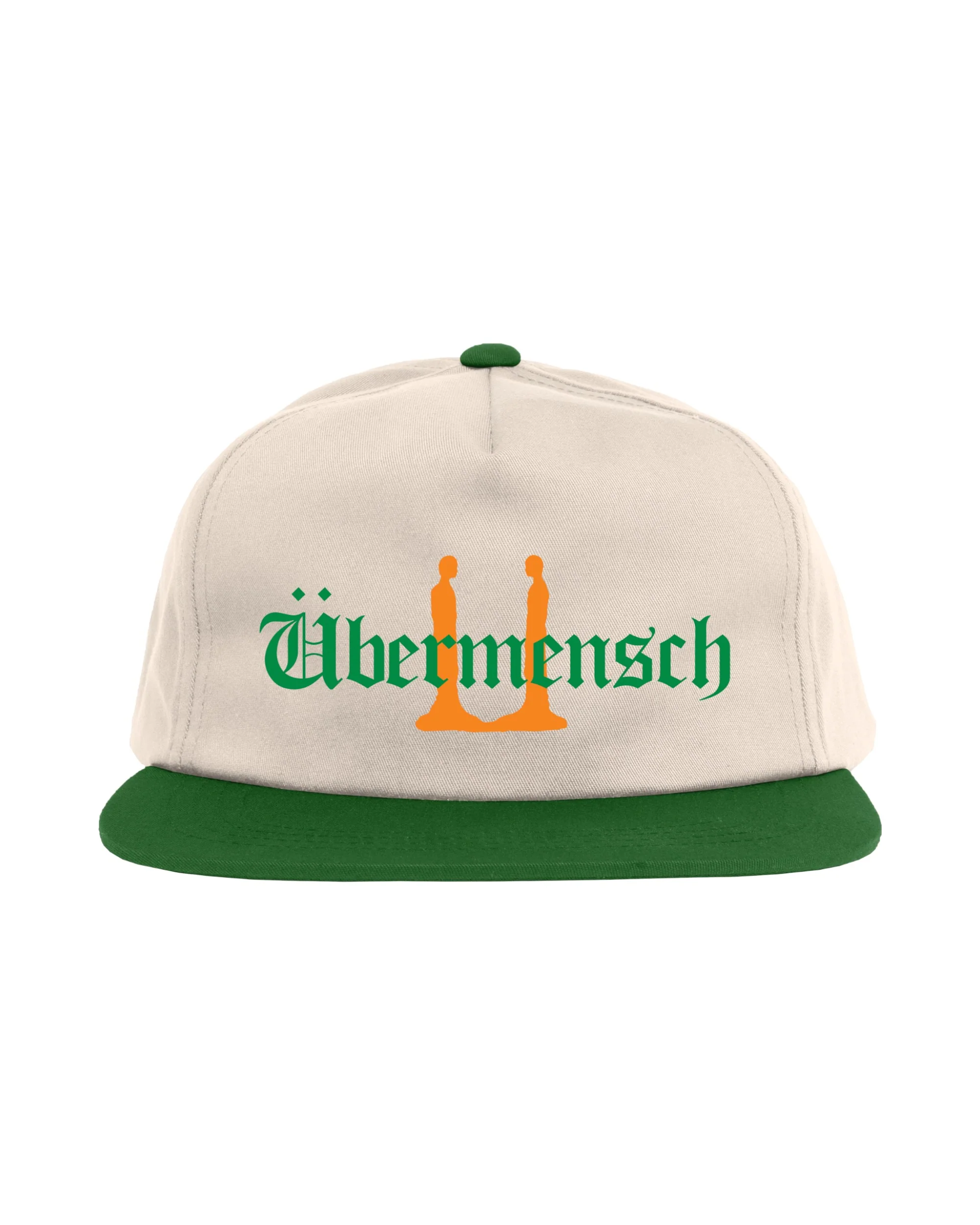 Übermensch Unstructured Snapback Hat (Natural/Green)