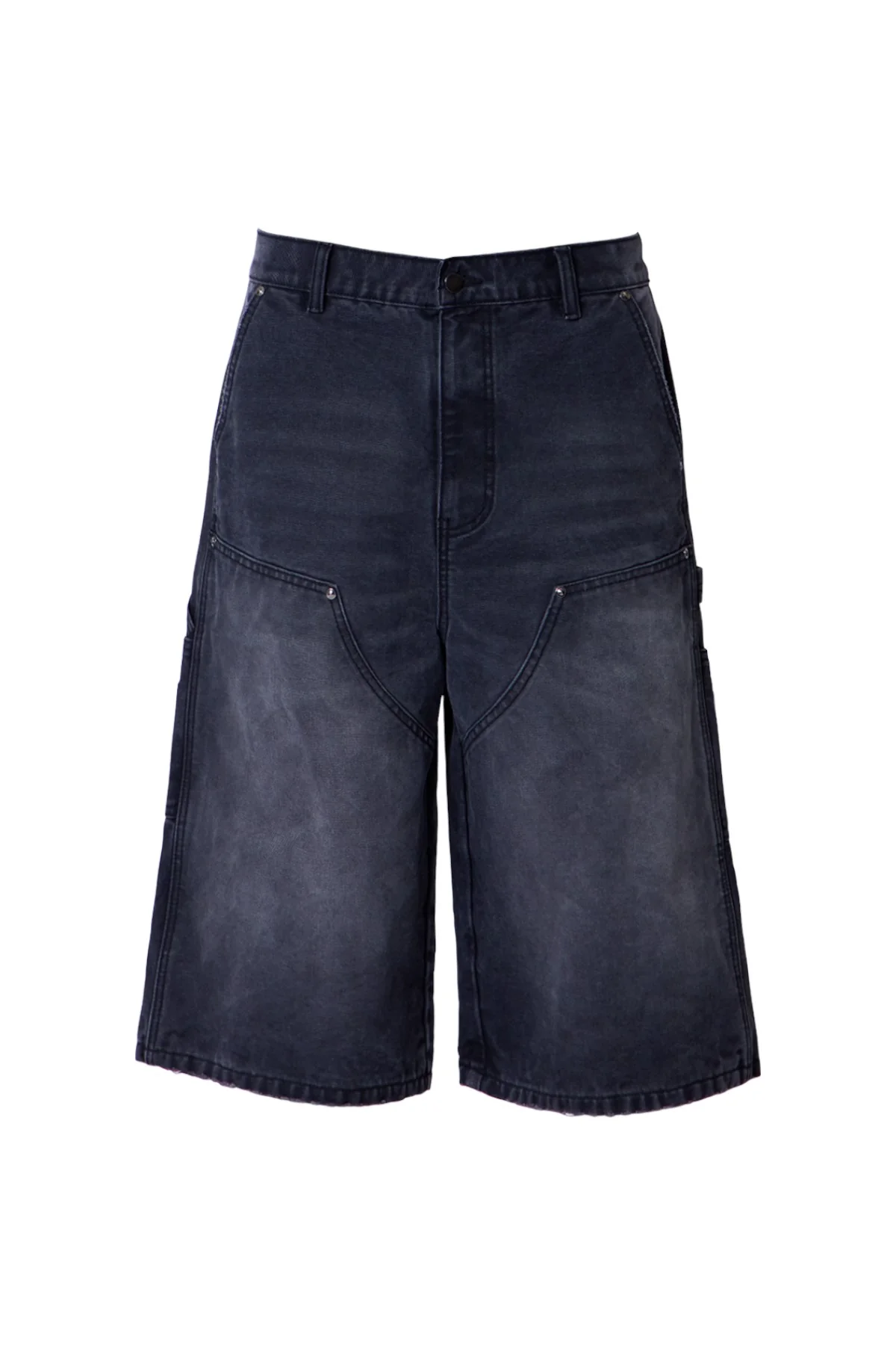 Ultra Baggy Carpenter Shorts - Washed Black