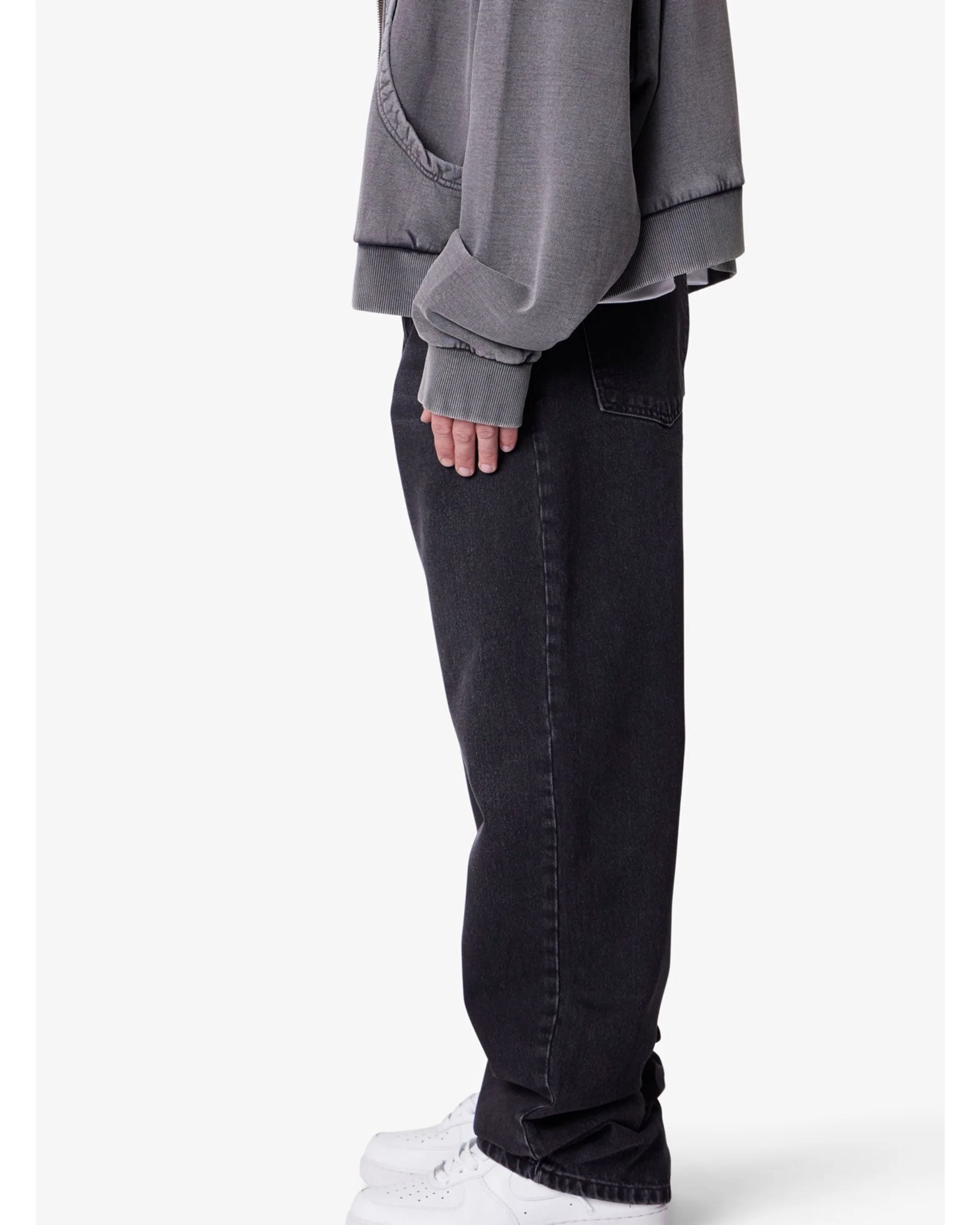 Ultra Baggy Denim - Stone Wash Black - Image 5