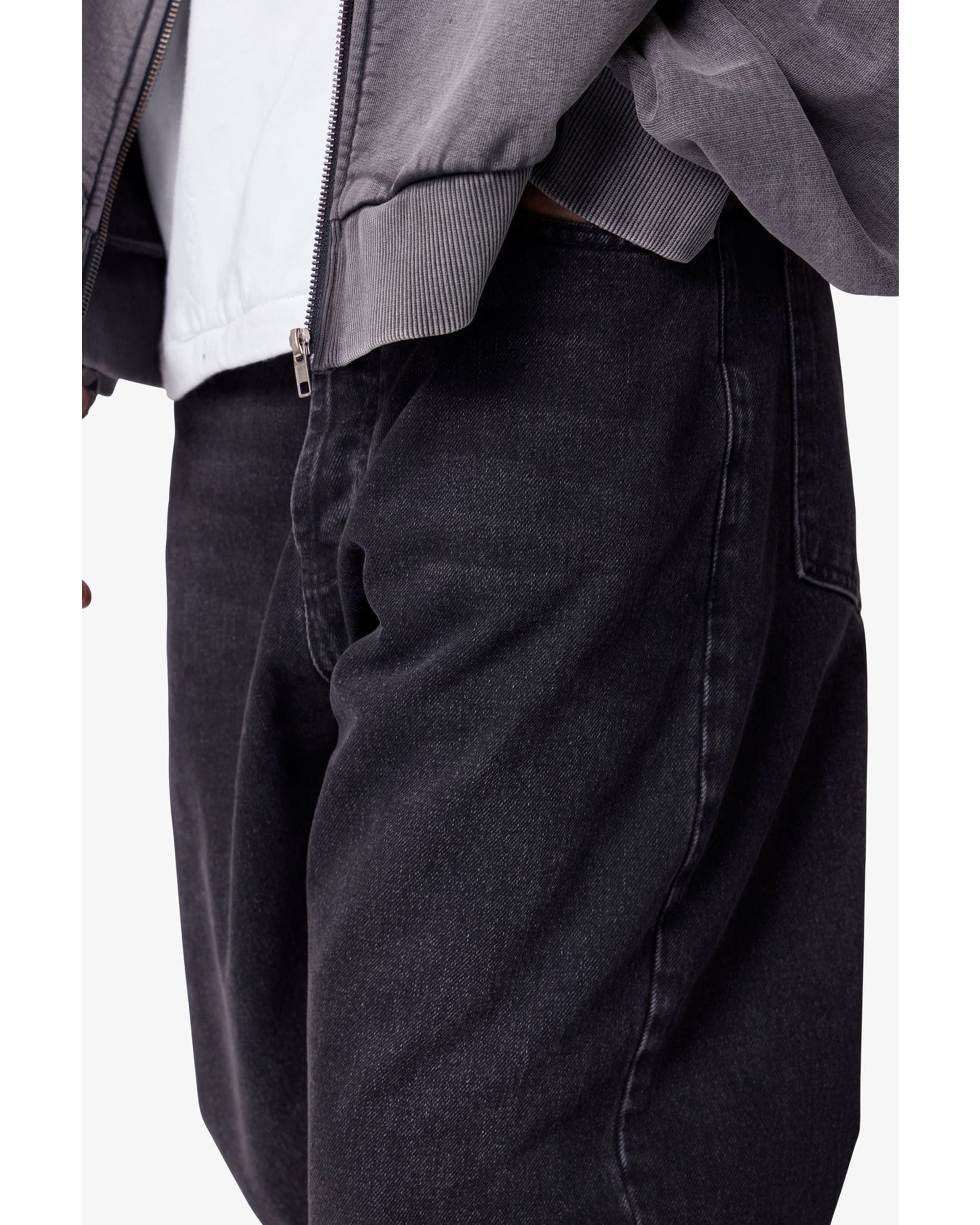 Ultra Baggy Denim - Stone Wash Black - Image 8
