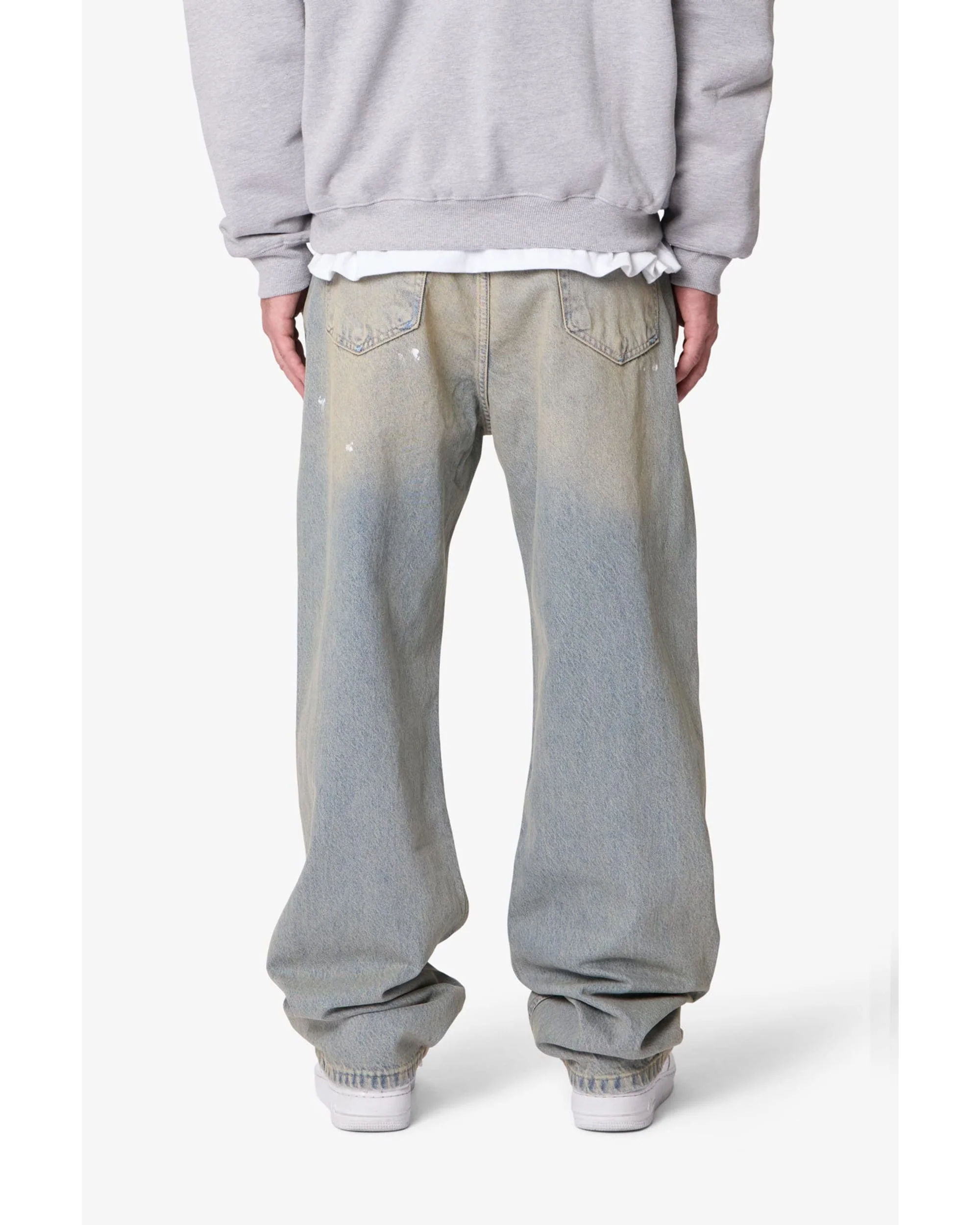 Ultra Baggy Painter Denim - Light Sand Washed Blue - Image 2