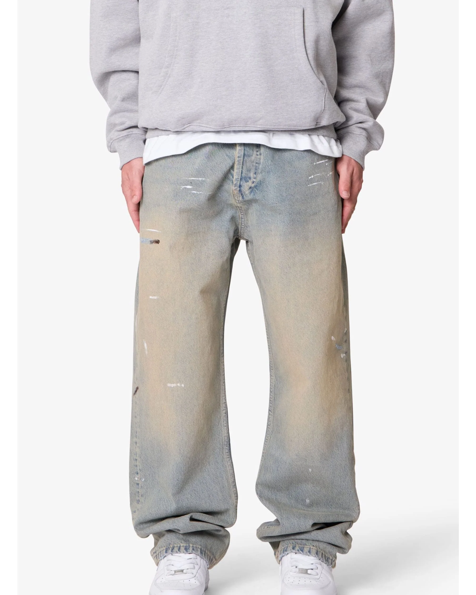 Ultra Baggy Painter Denim - Light Sand Washed Blue - Image 7