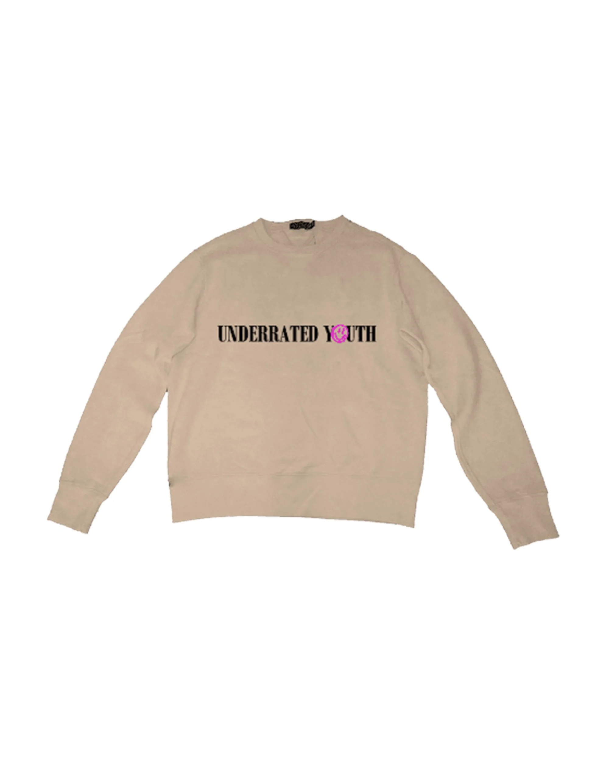 Underrated Youth Tan Crewneck