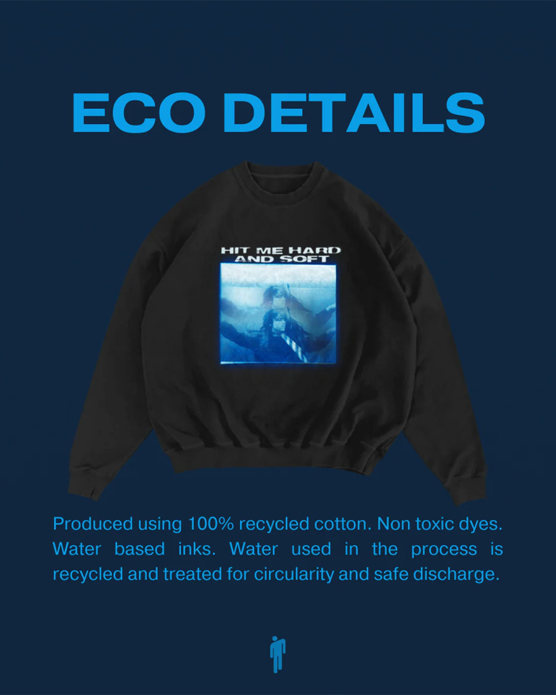 Underwater Black Crewneck Sweatshirt - Image 3