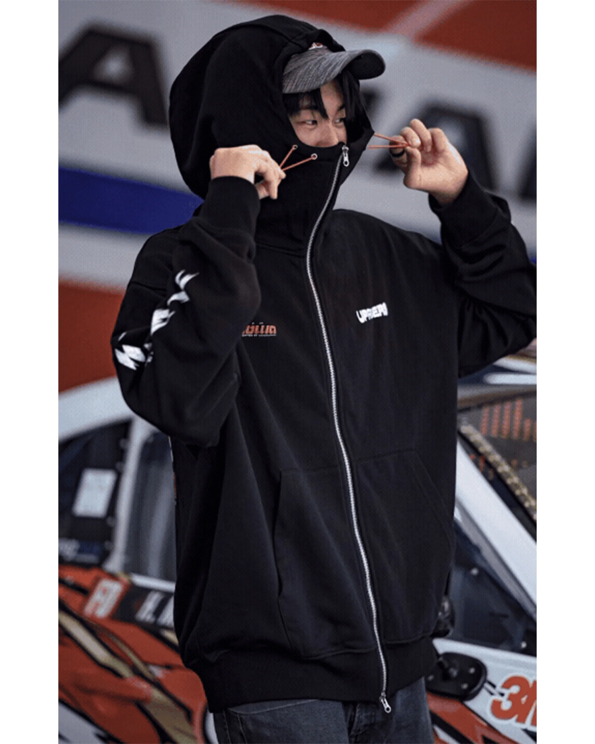 UPRISERS x Minowa Full Zip Hoodie - Image 5