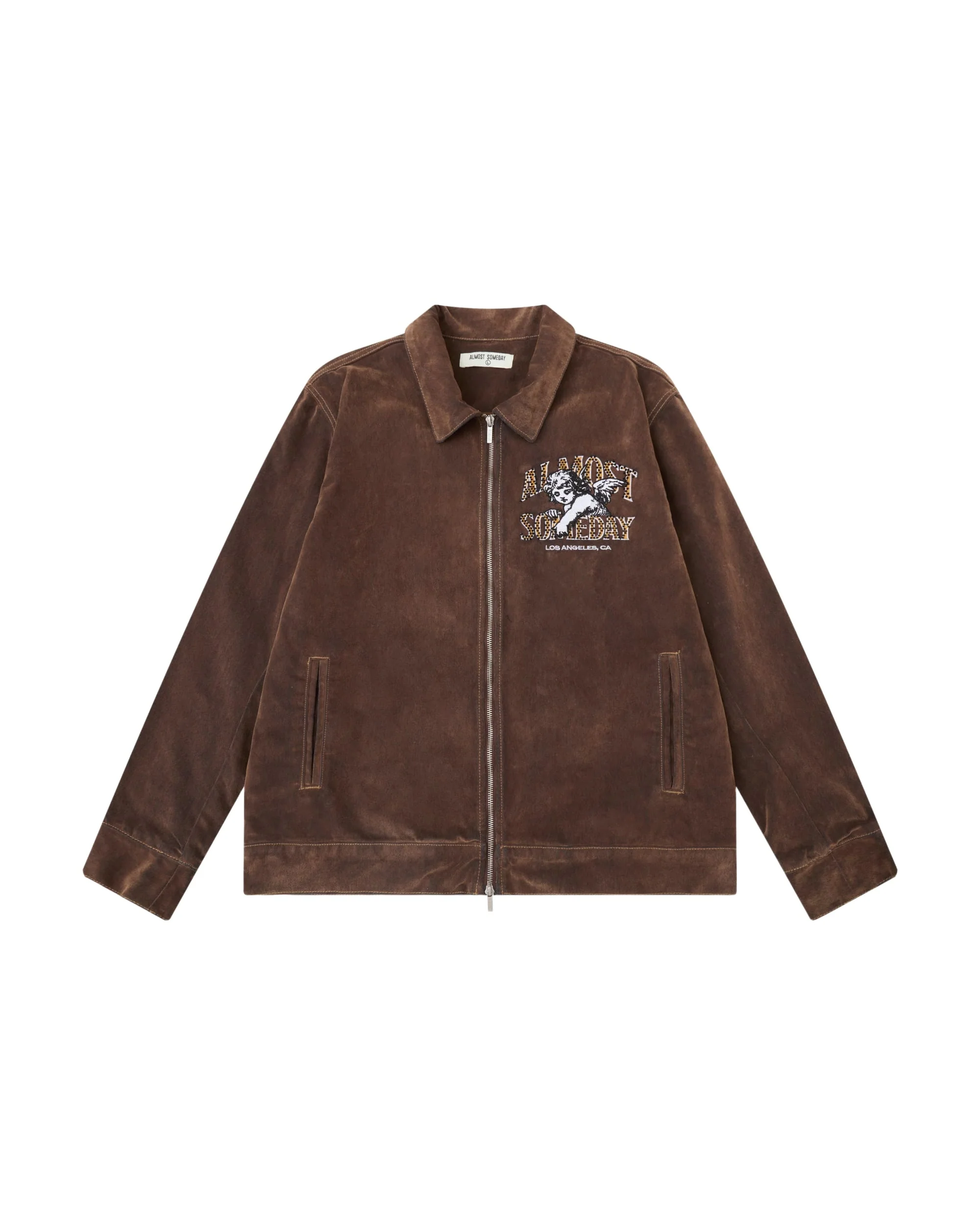Upscale Velour Jacket - Brown