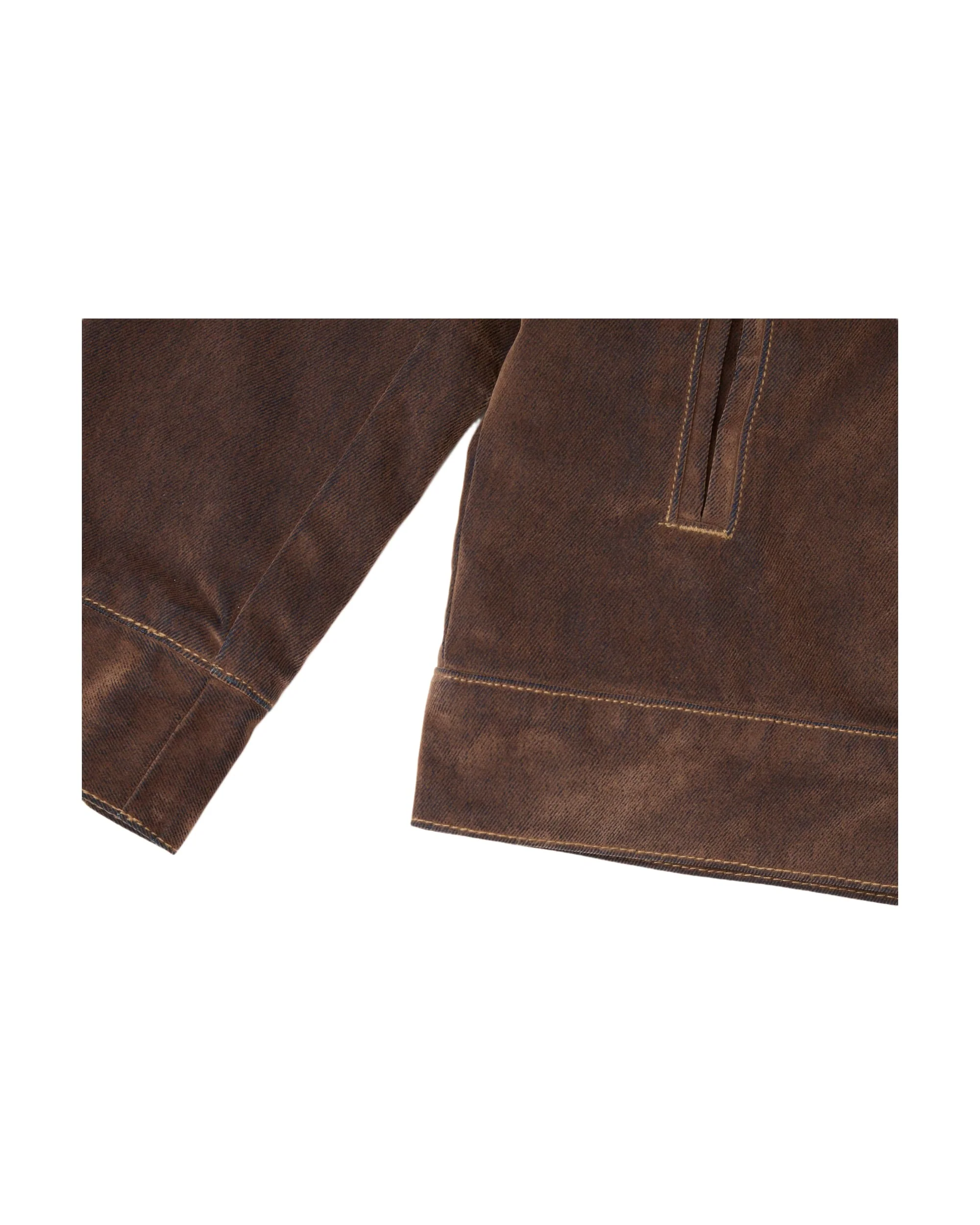 Upscale Velour Jacket - Brown - Image 11