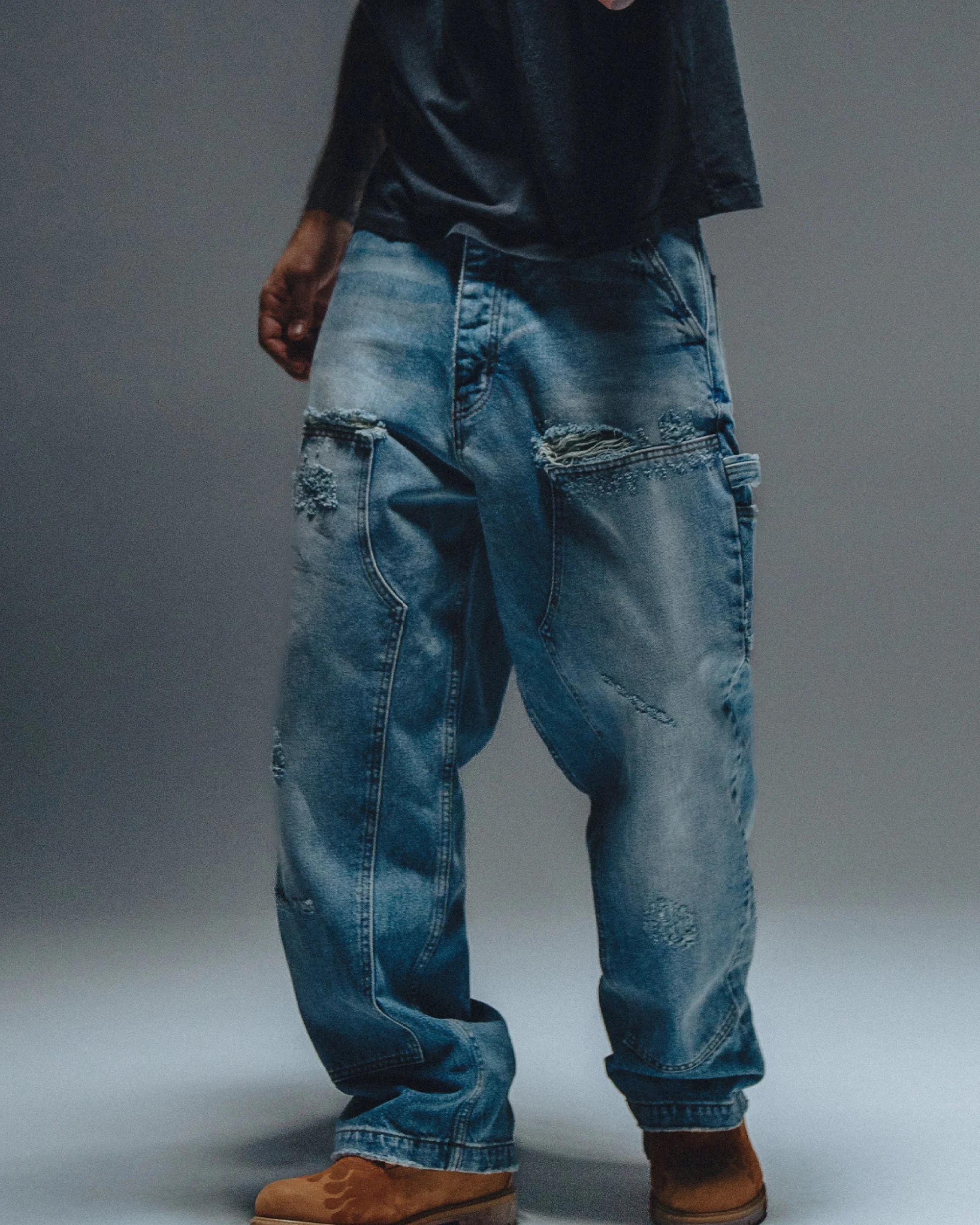 Utility Denim - Light Wash - Image 5