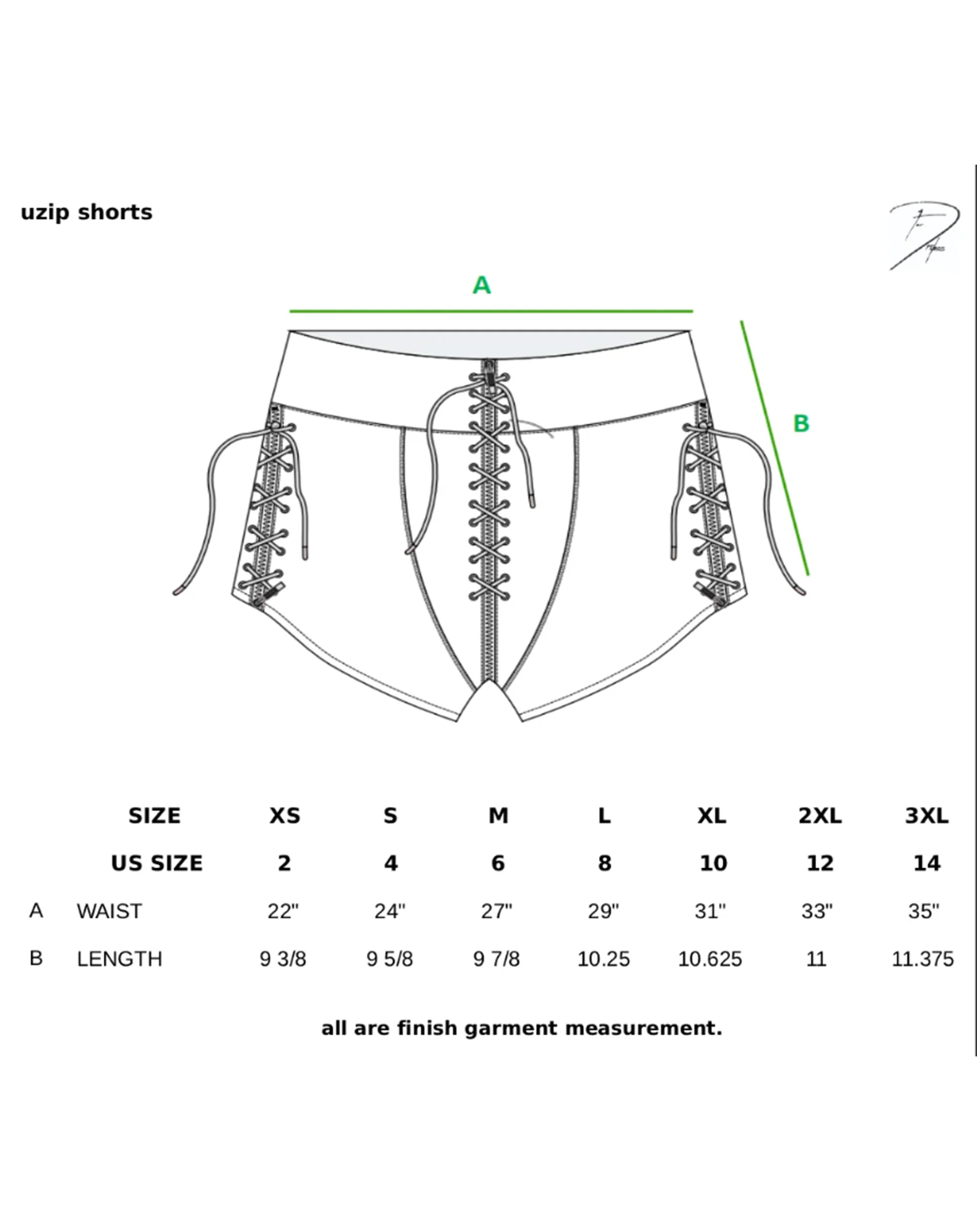 UZIP BIKER SHORTS - Image 9