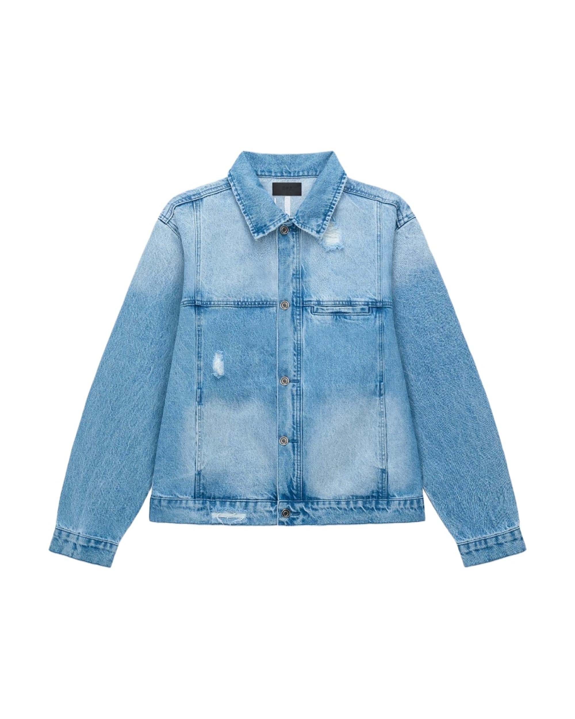 VALENTIANO DENIM JACKET | GLACIER BLUE