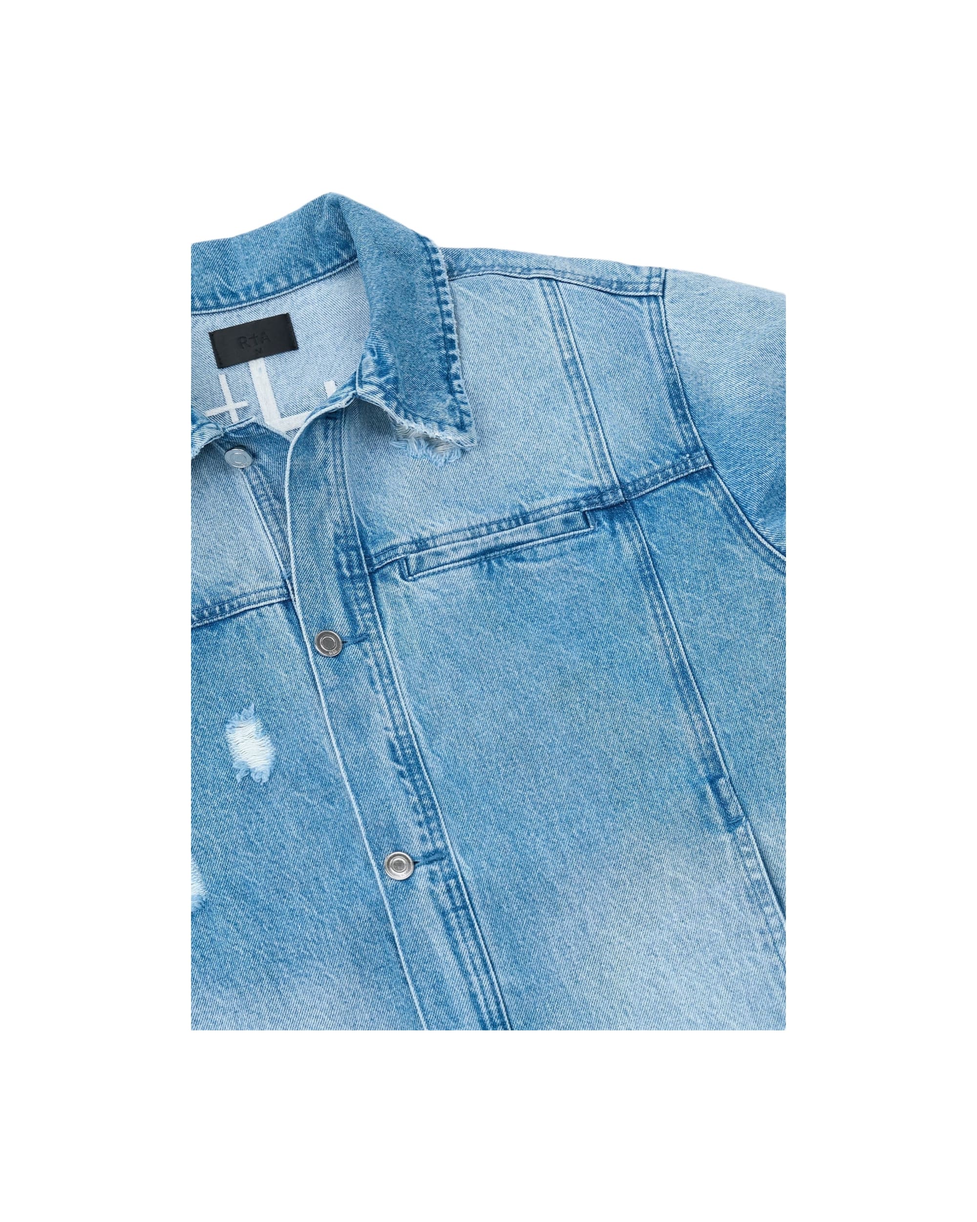 VALENTIANO DENIM JACKET | GLACIER BLUE - Image 6