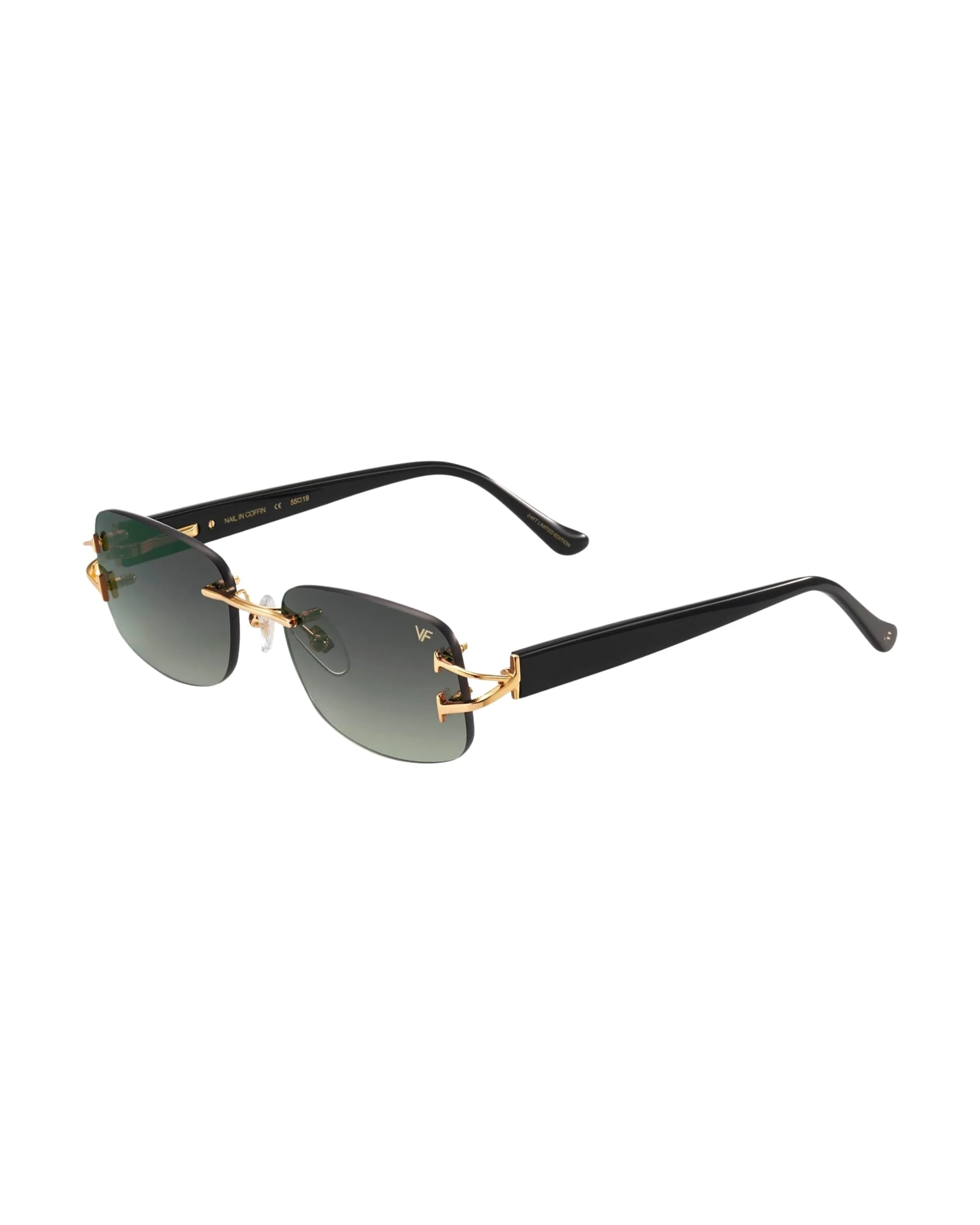 Vamp Life x Vintage Frames Nail in Coffin Limited Edition Rimless Drill Mount - Image 7