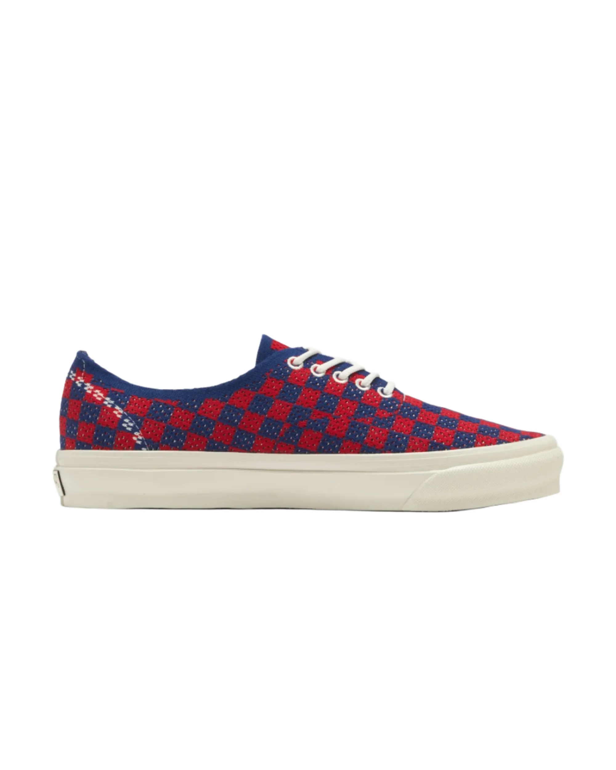Vans LX Authentic 44 EK "Punk Check" - Red - Image 3