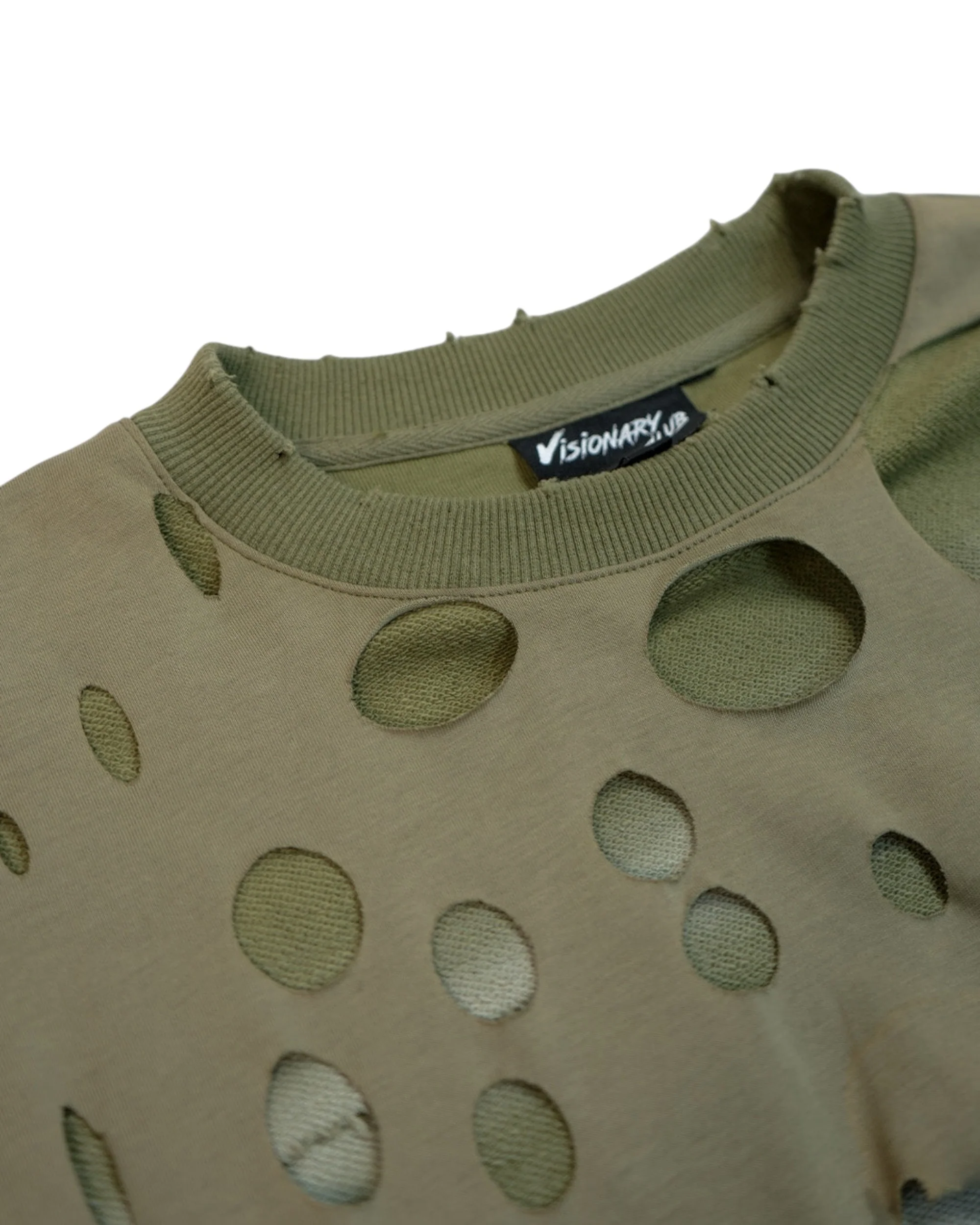 "VEIL OF DESIRE" LONG SLEEVE (GREEN) - Image 4