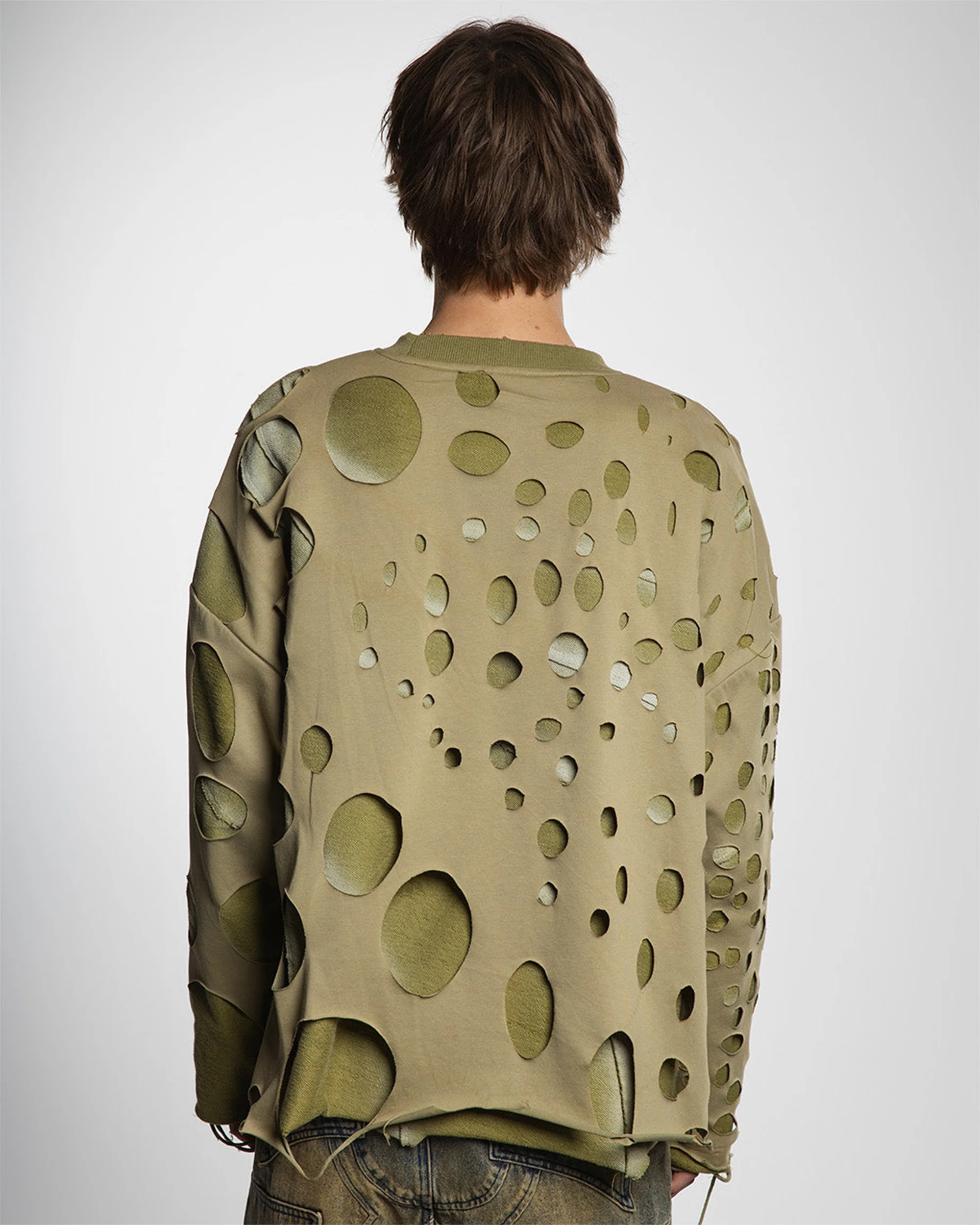 "VEIL OF DESIRE" LONG SLEEVE (GREEN) - Image 6