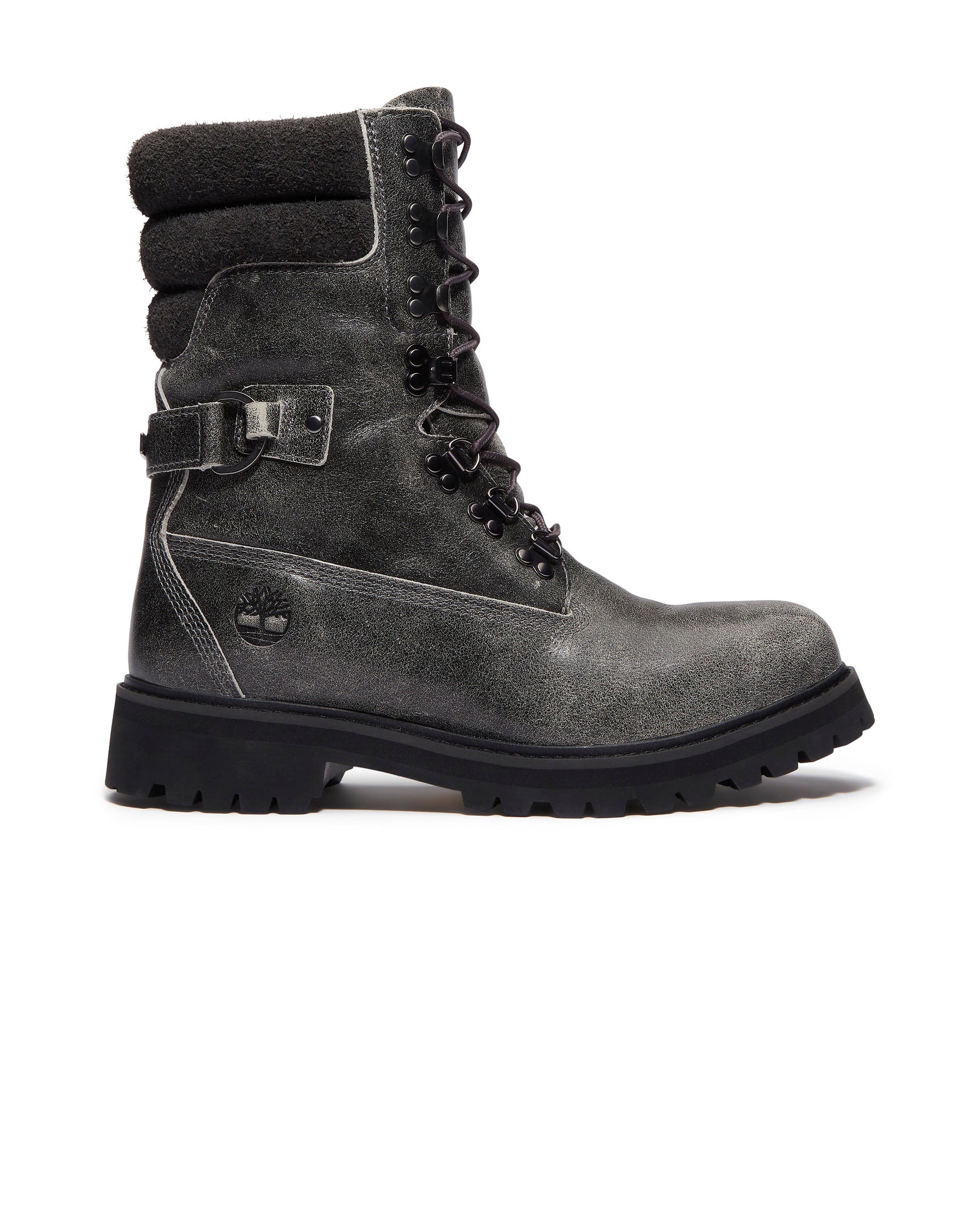 SUPER BOOT VIBRAM - DARK GREY FULL GRAIN