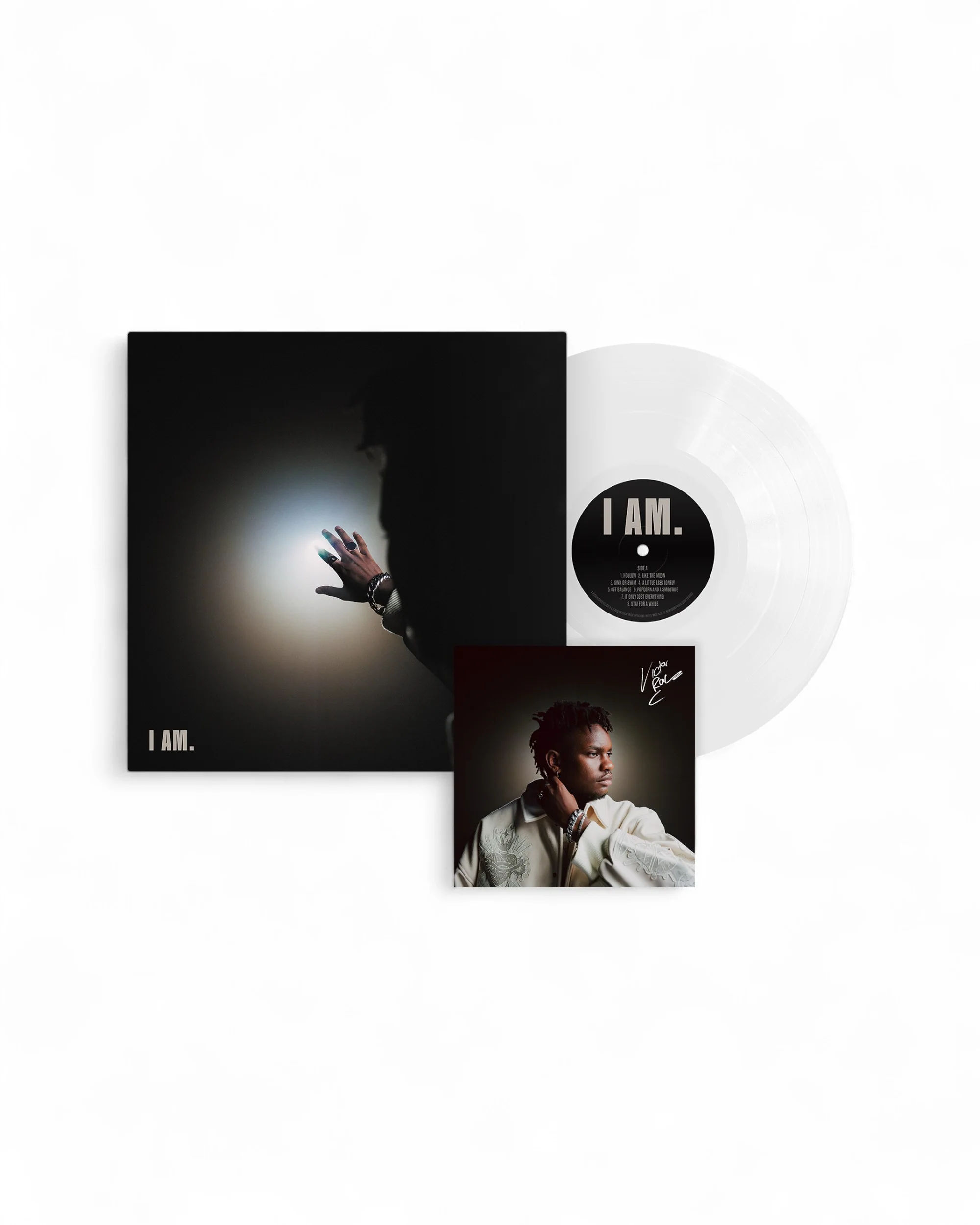 Victor Ray - I AM. LP + Signed Art Card