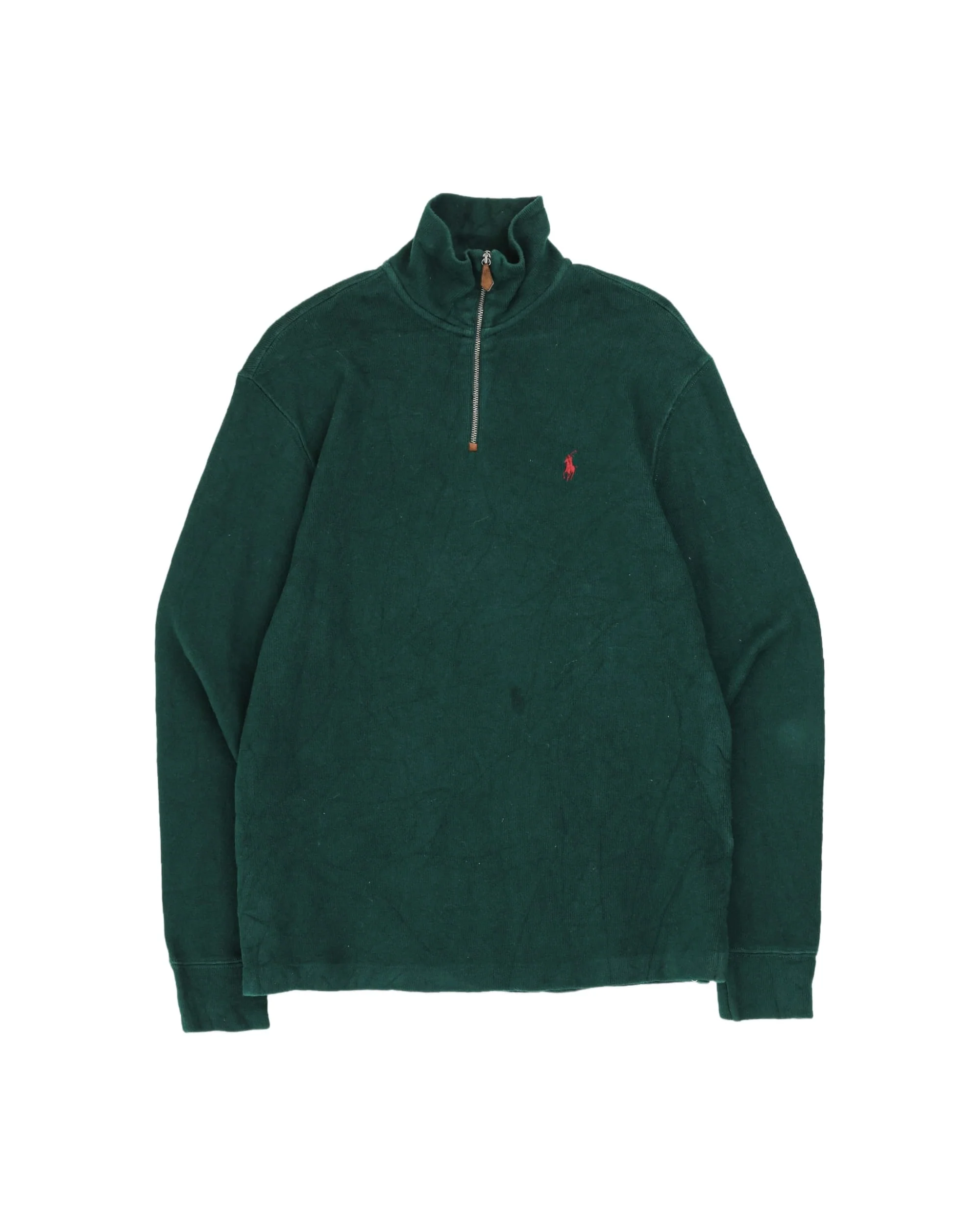 Vintage 1/4 Zip Knit Sweater