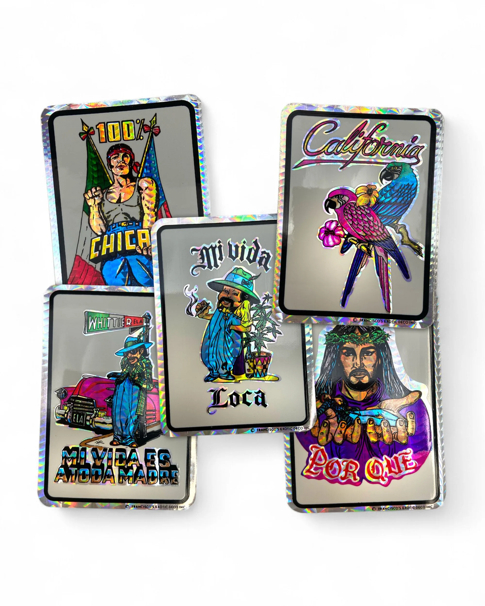 Vintage Deadstock "Chicano (1970s-1990s)" Sticker Pack