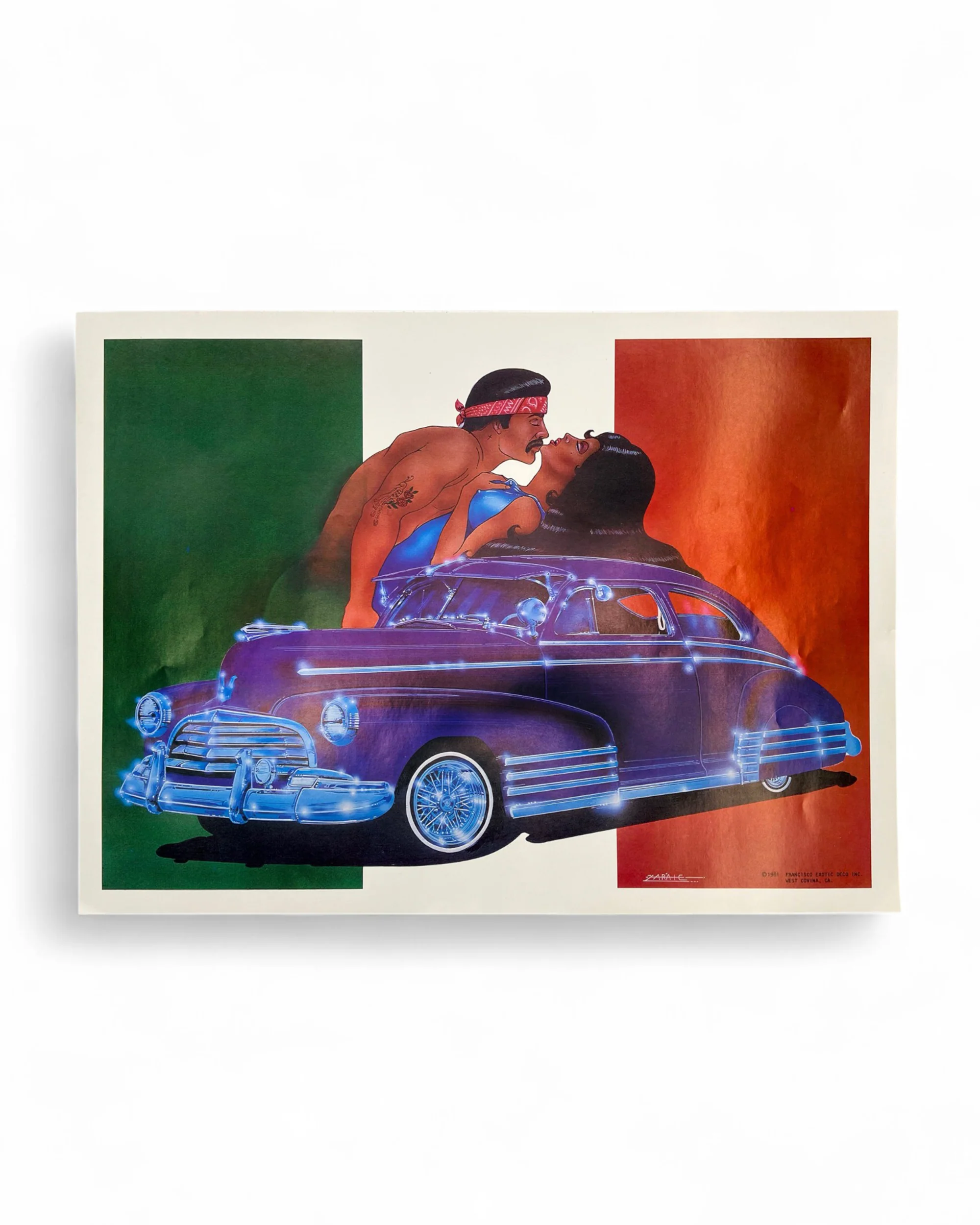Vintage Deadstock "Lowrider In Love" Poster