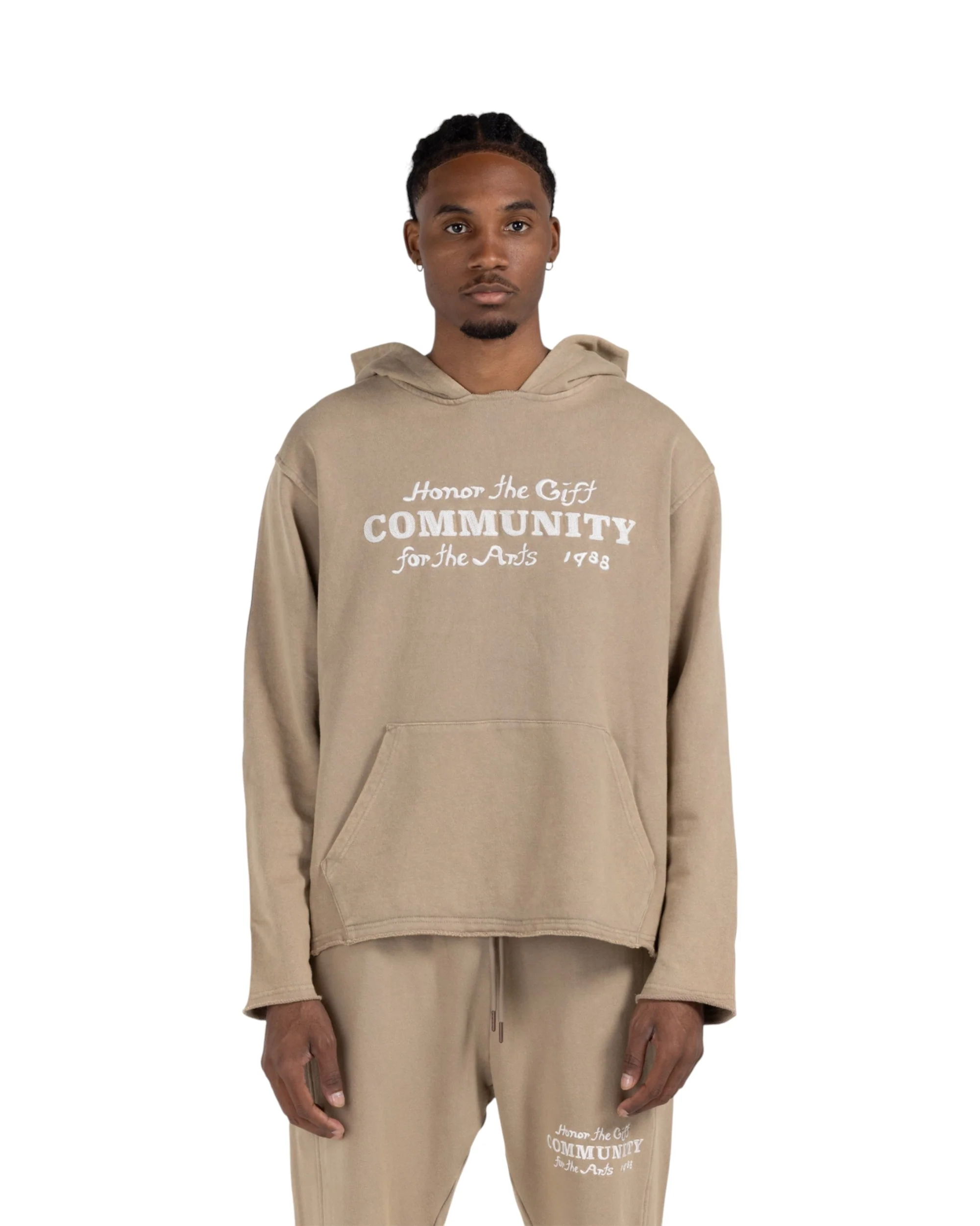 Vintage Hoodie - Pebble - Image 2