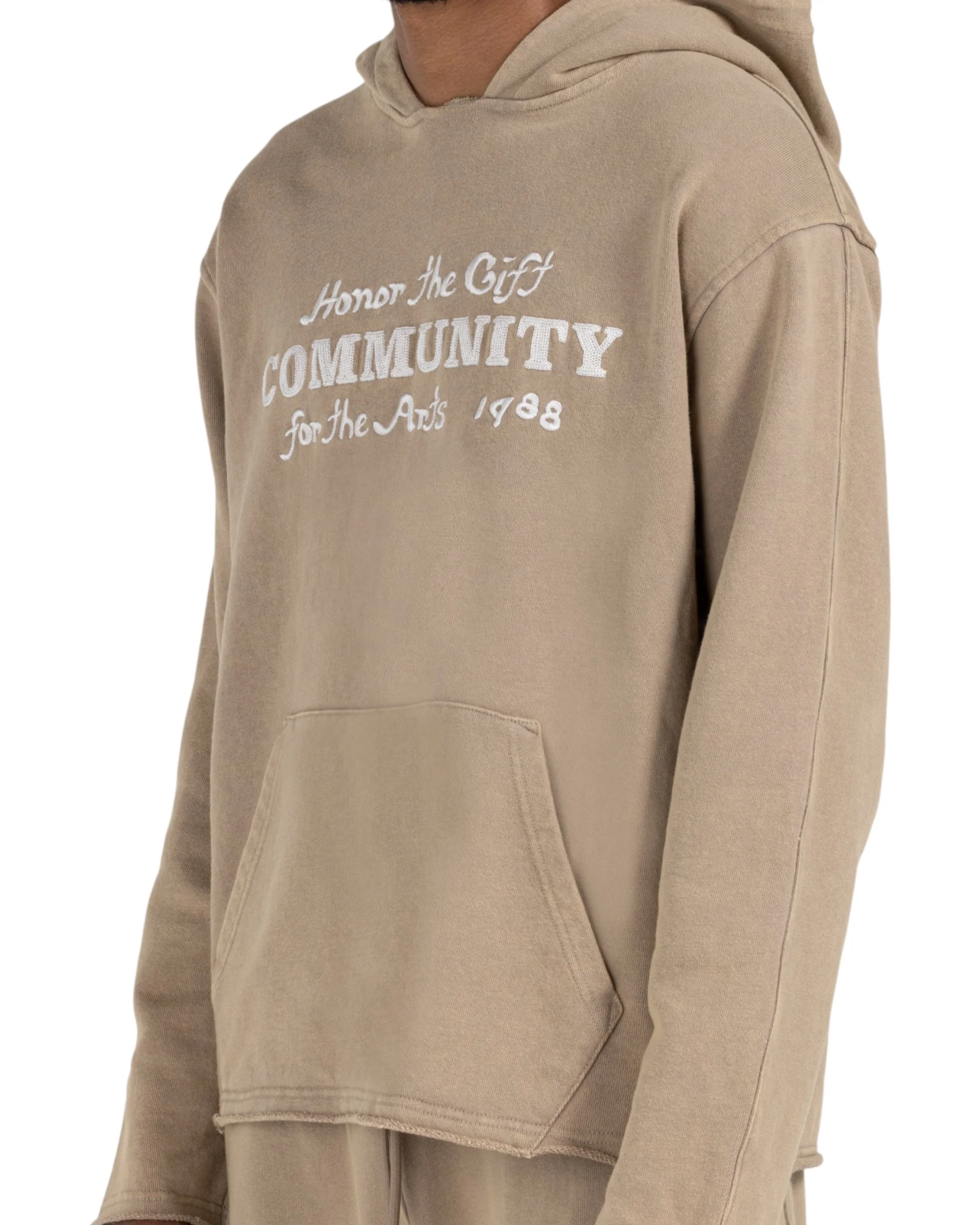 Vintage Hoodie - Pebble - Image 3