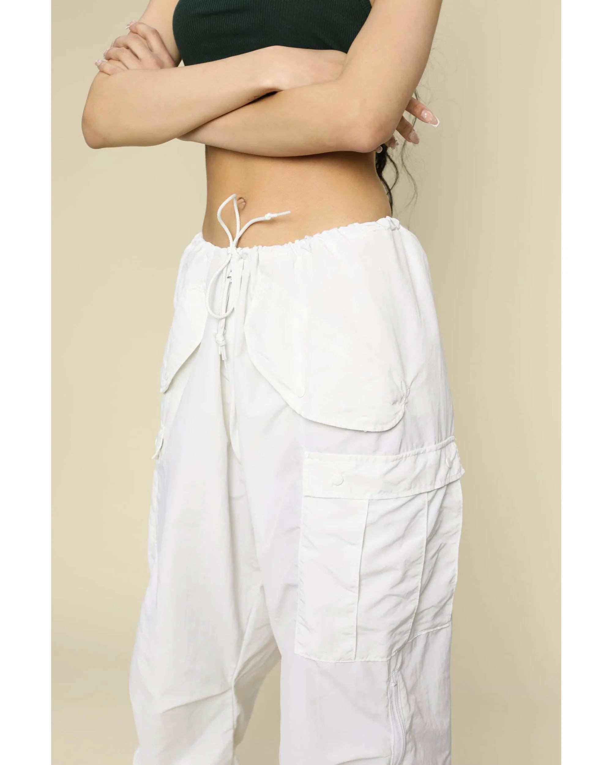 Vintage Military Parachute Pants - Image 3