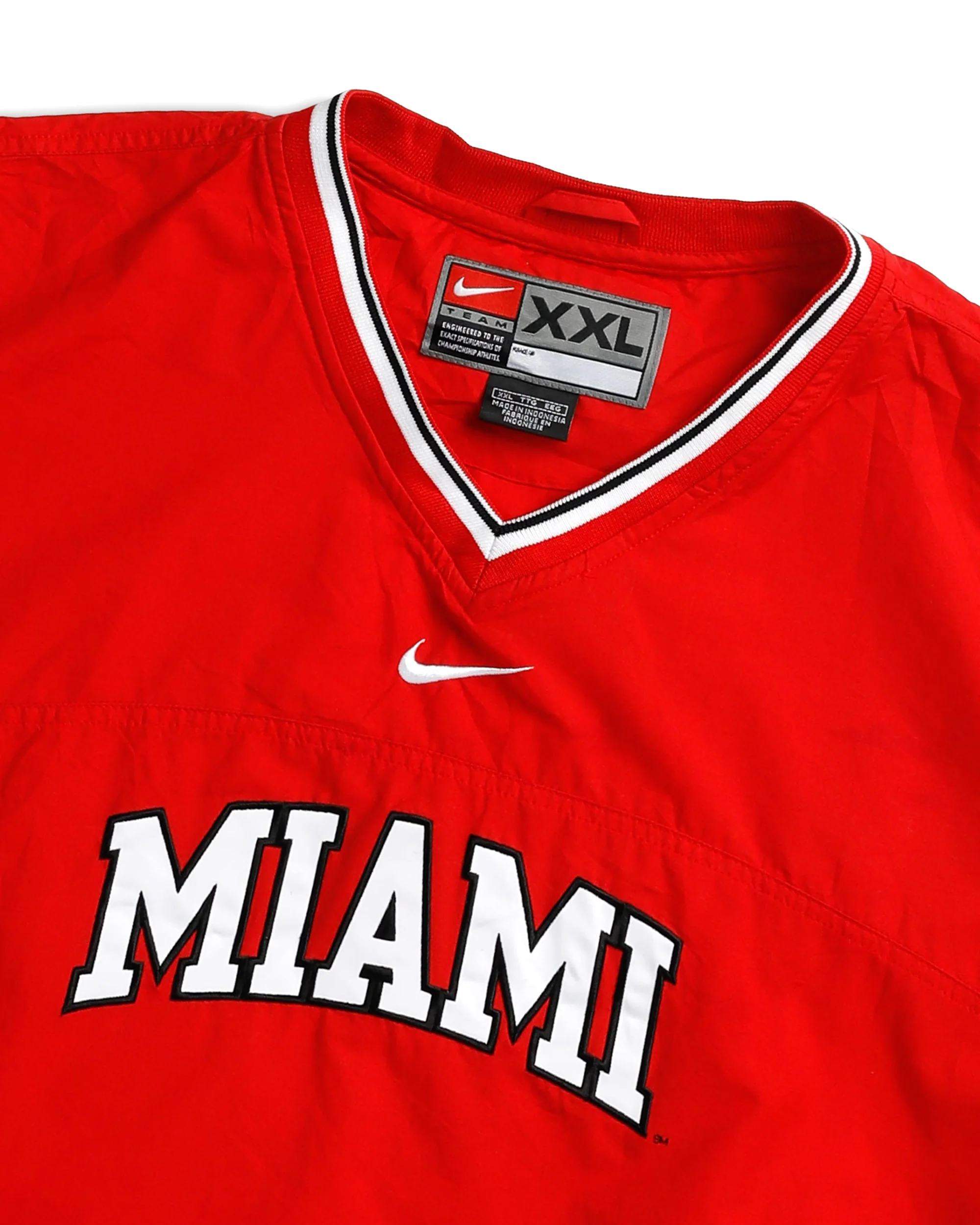Vintage Nike Miami Pullover Windbreaker Jacket - XXL - Image 2