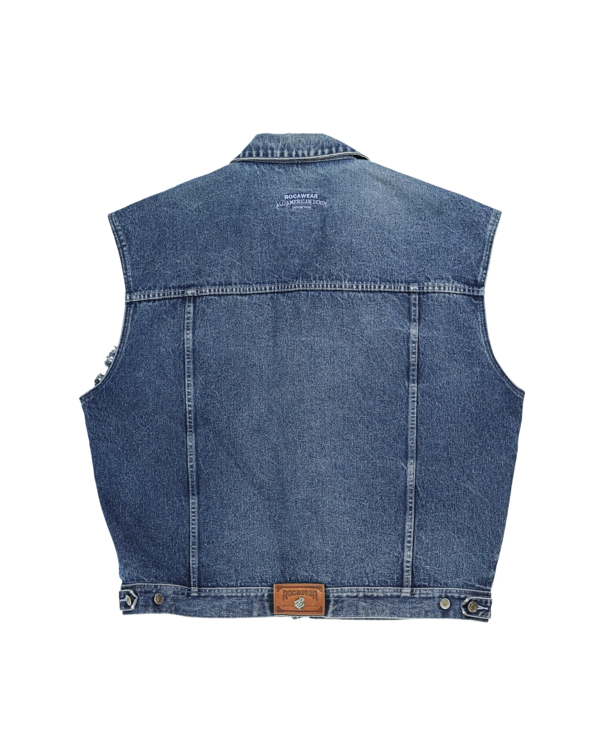 Vintage Rocawear Denim Vest - 2XL - Image 2