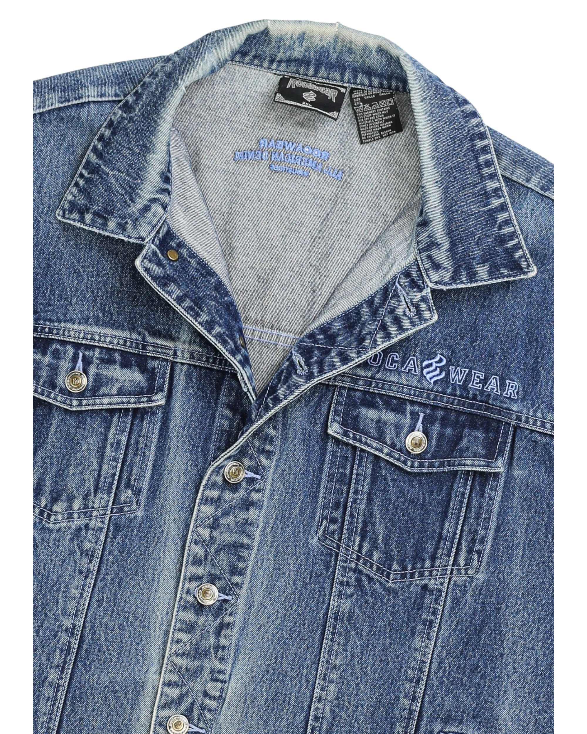 Vintage Rocawear Denim Vest - 2XL - Image 3