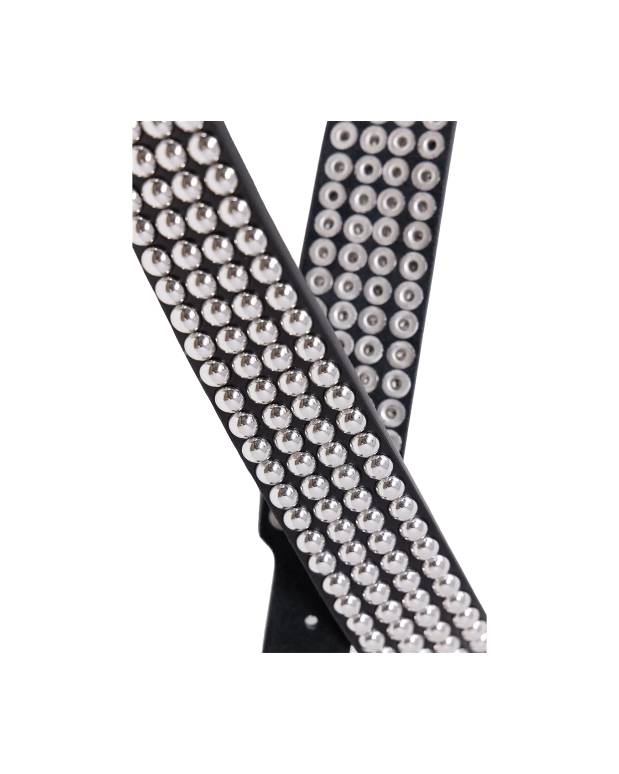 Vintage Studded Belt - Black - Image 3