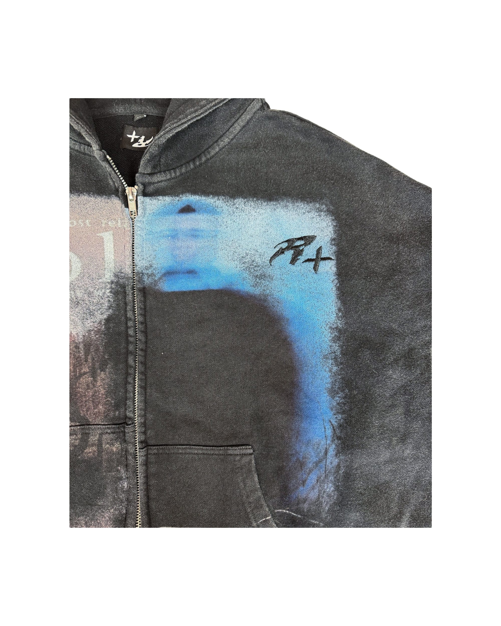 VIOLENCE - OVERSIZED ZIP-HOODIE (WASHED) | UNISEX - Image 9