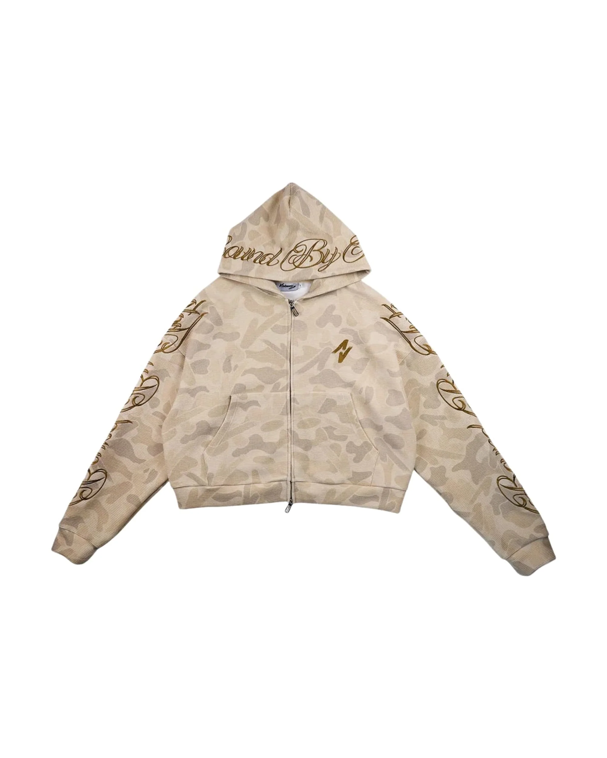 VISIONARY "BOUND BY FATE" CAMO ZIP UP JACKET