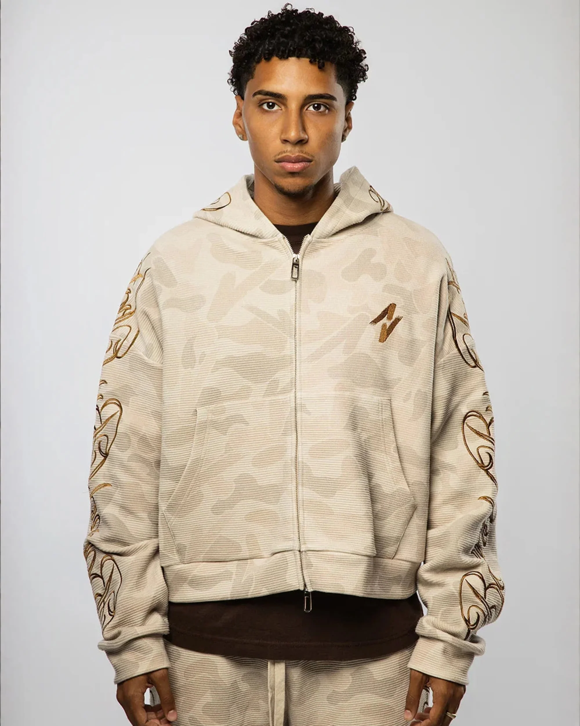 VISIONARY "BOUND BY FATE" CAMO ZIP UP JACKET - Image 4