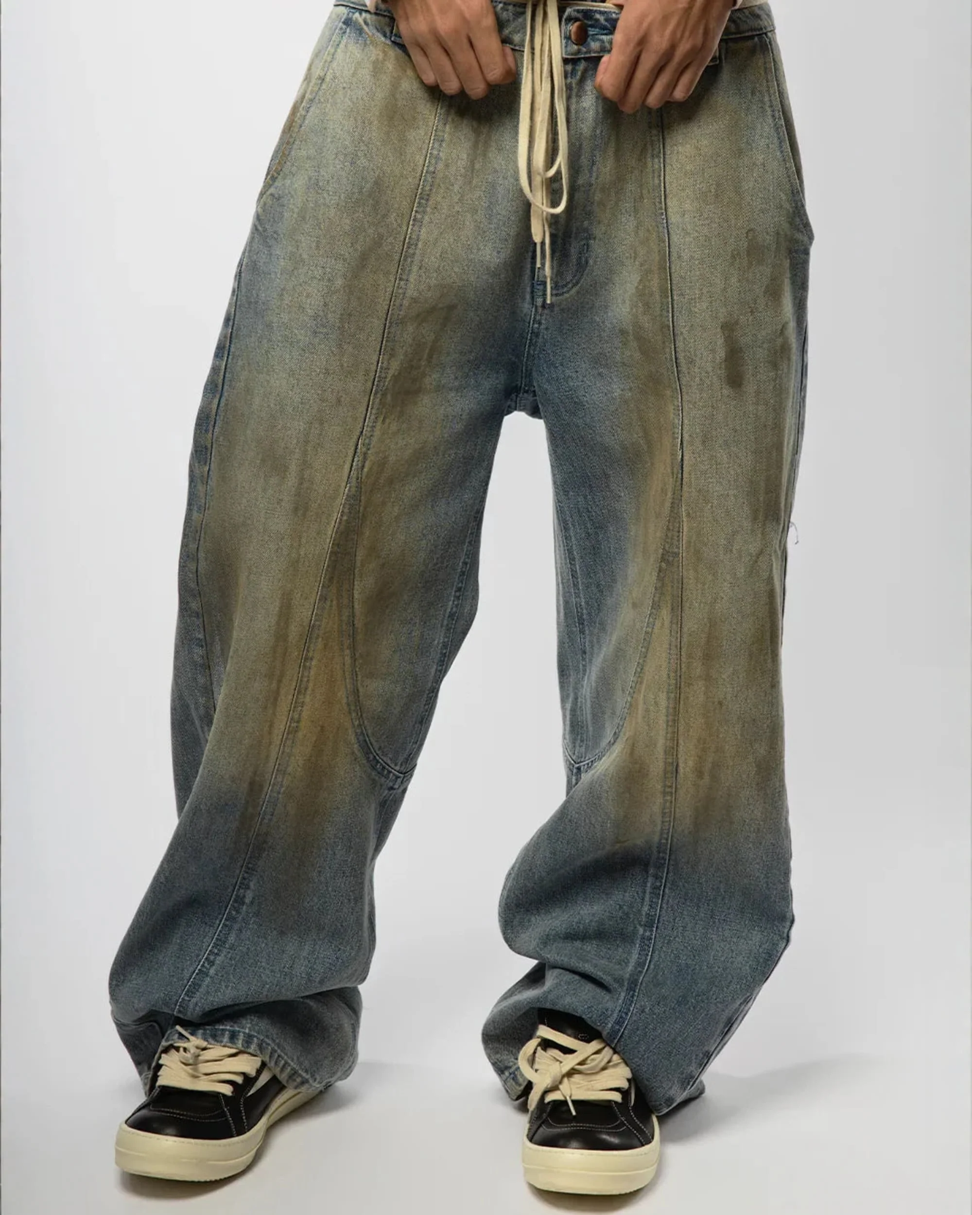 VISIONARY "MUDDY WASH" BAGGY JEANS - Image 5