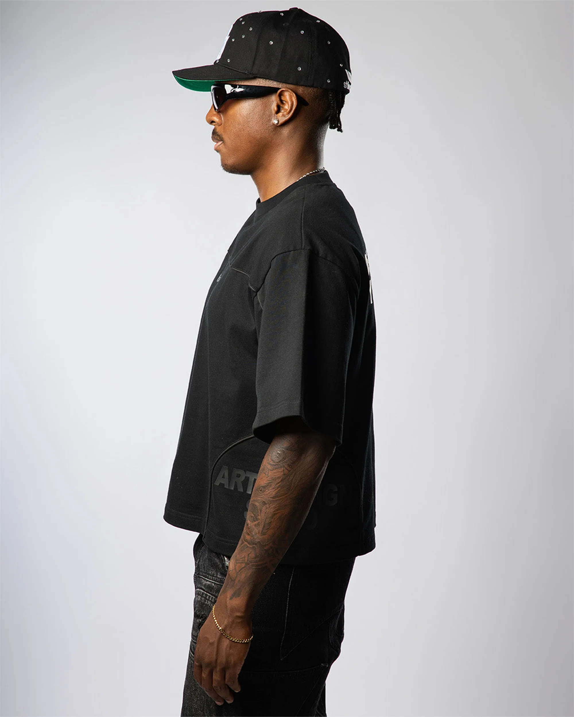 VISIONARY STATEMENT BOXY TEE ( BLACK ) - Image 5