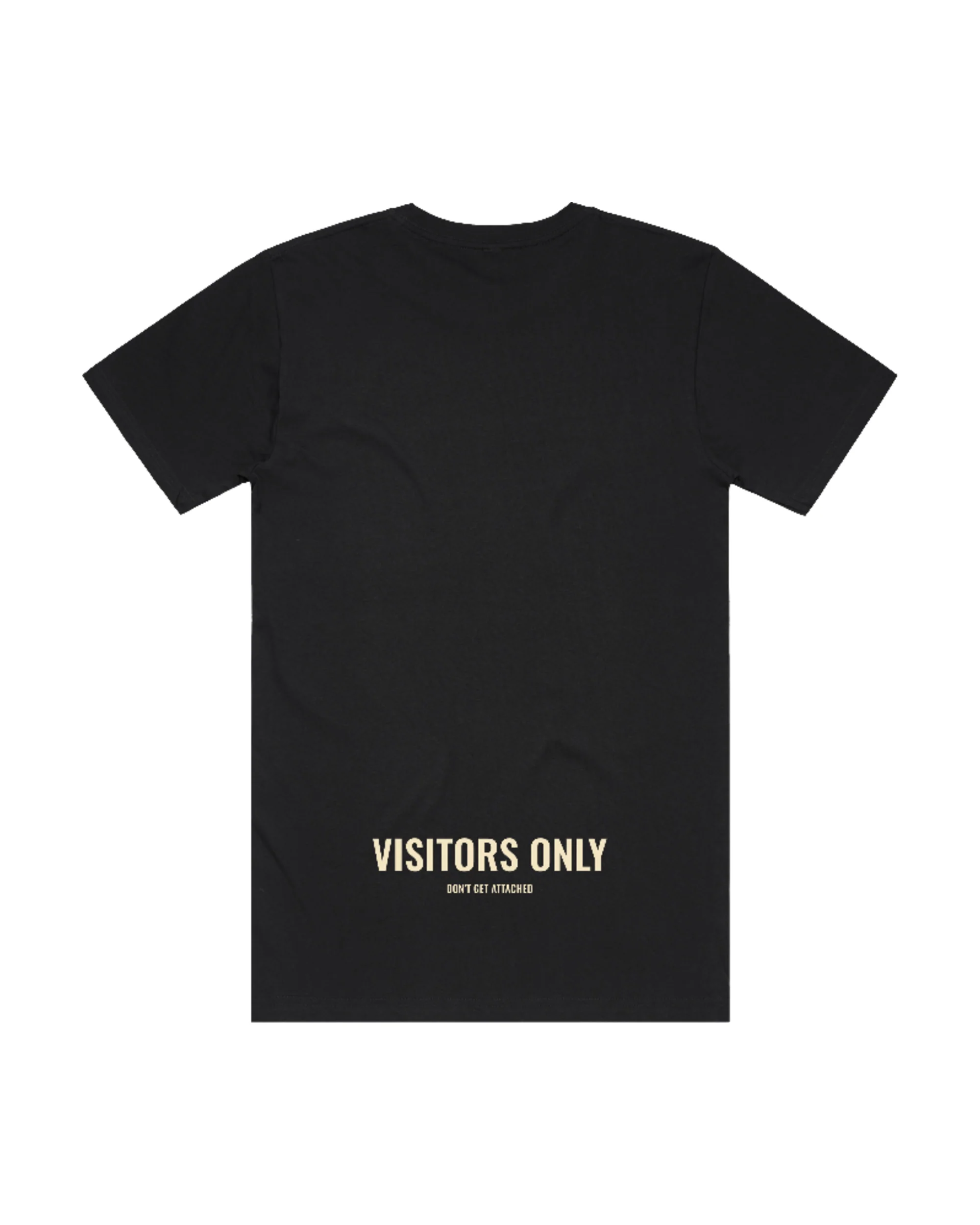 Visitors Only Black T-Shirt - Image 3