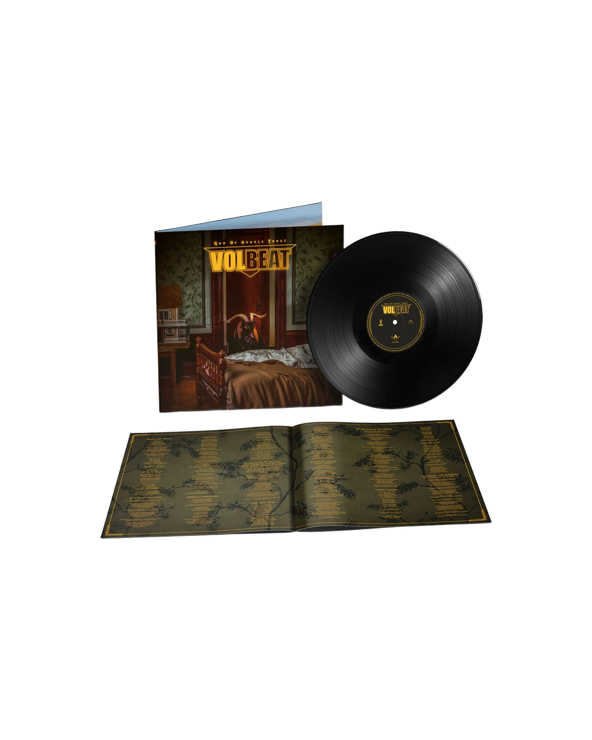 Volbeat, God Of Angels Trust Black LP