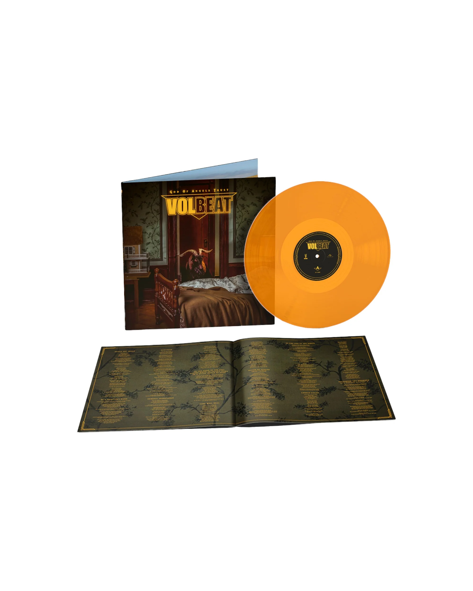 Volbeat, God Of Angels Trust Lamplight Glow LP