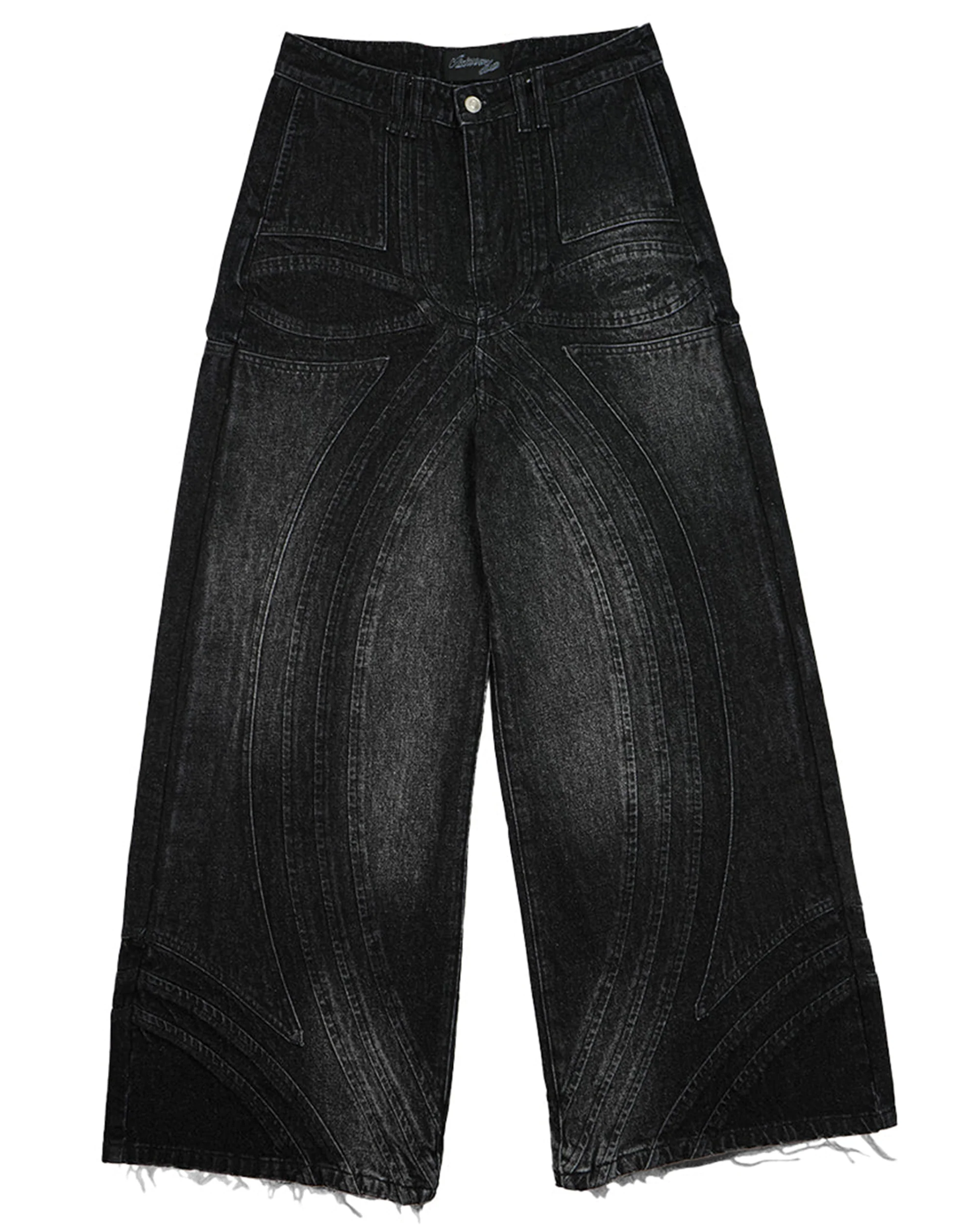 VZNARY "TWIST OF FATE" JEANS (BLACK)