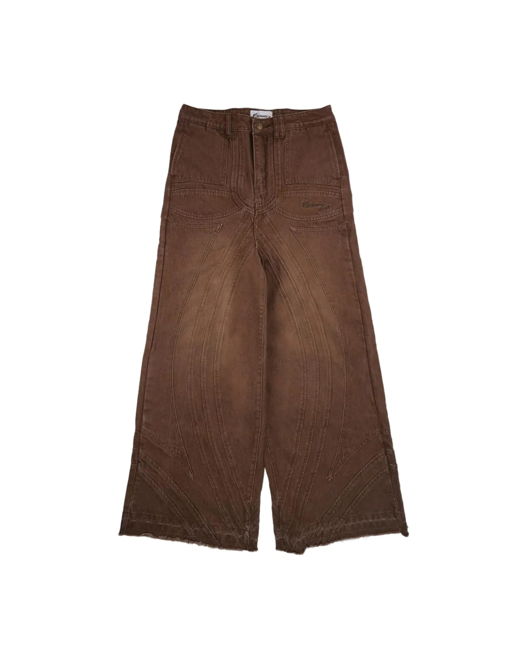 VZNARY "TWIST OF FATE" JEANS ( BROWN )