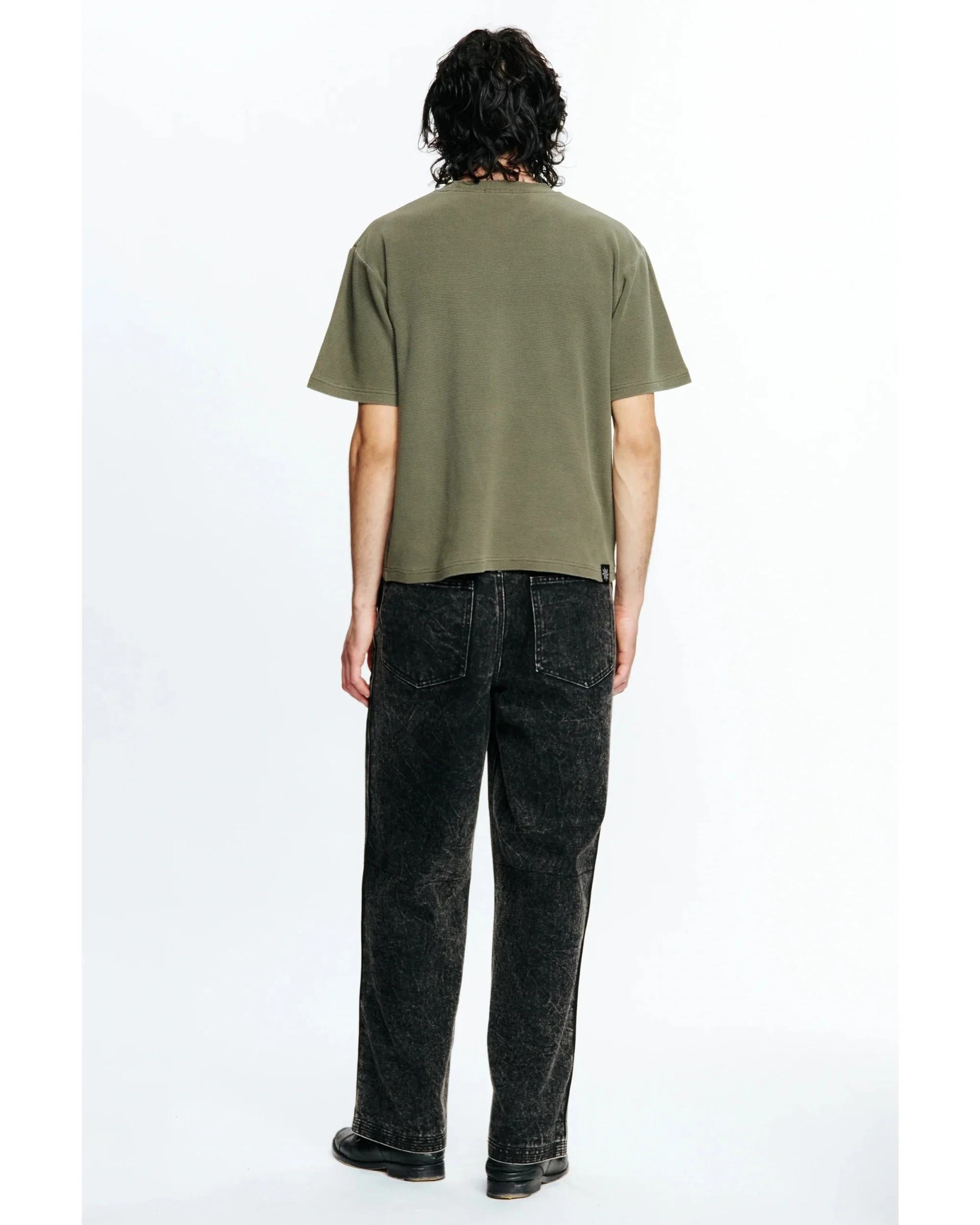 WAFFLE DREAM T-SHIRT - FATIGUE - Image 4