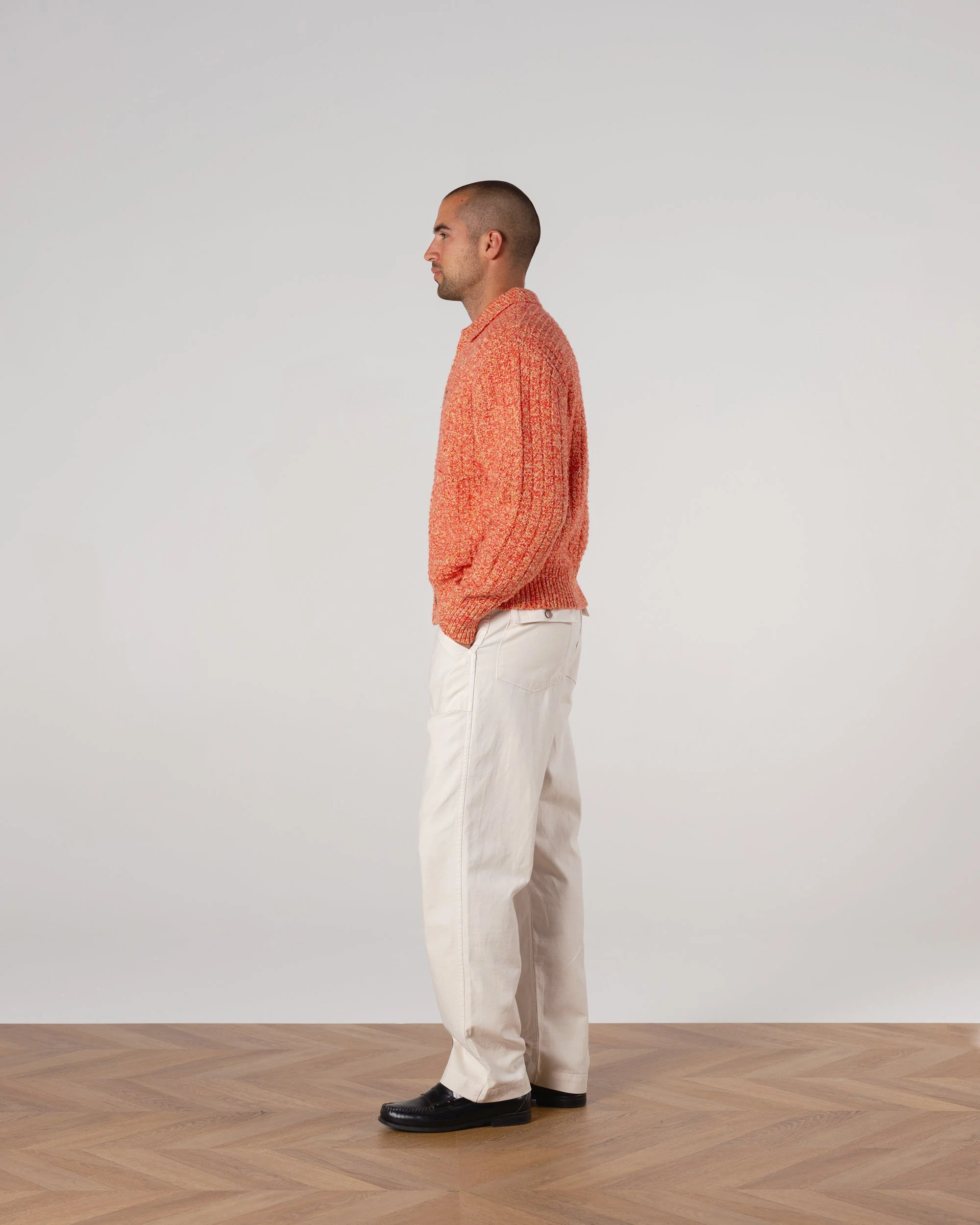 Waffle Knit Cardigan - Image 3