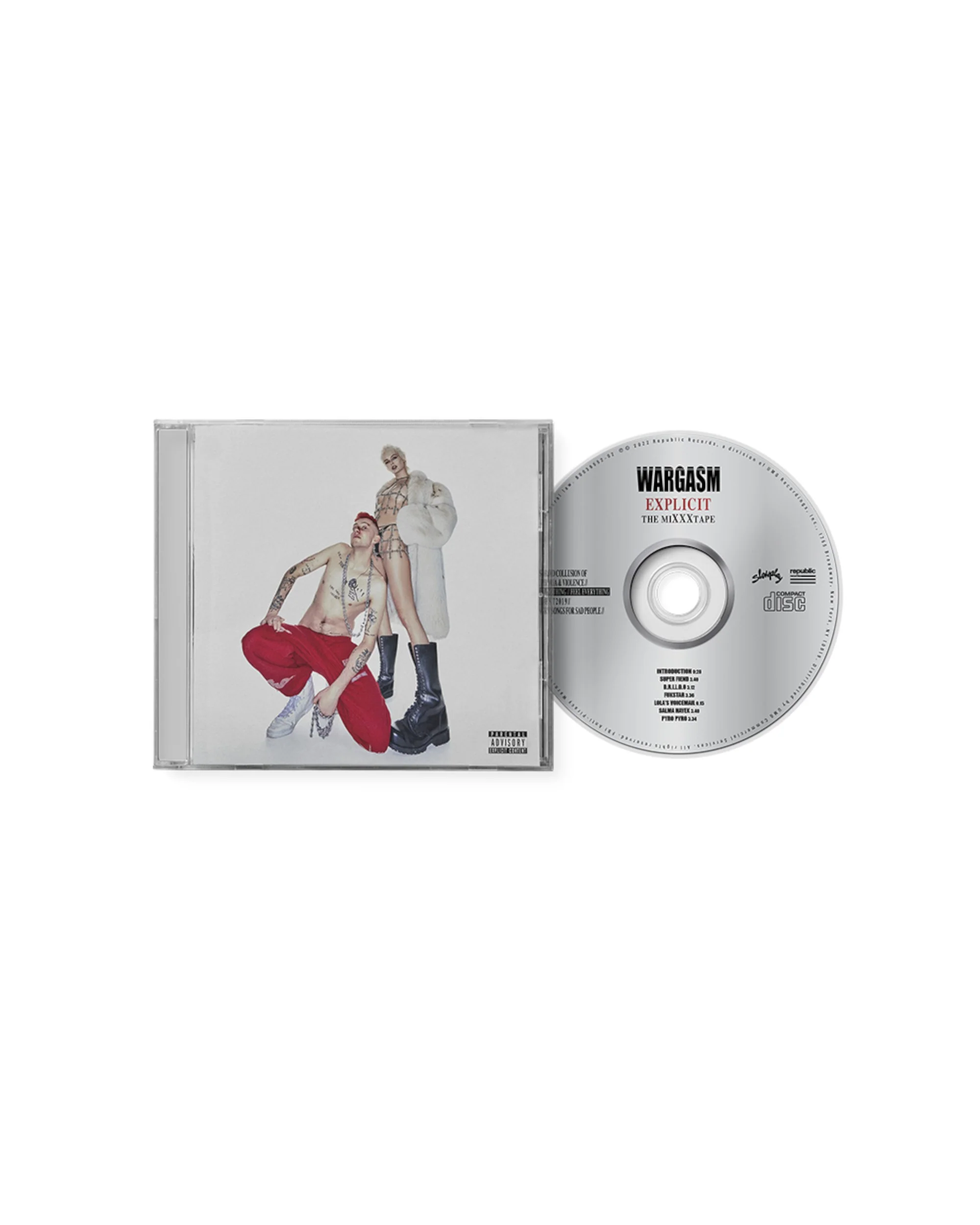 Wargasm, Explicit: The Mixxxtape CD