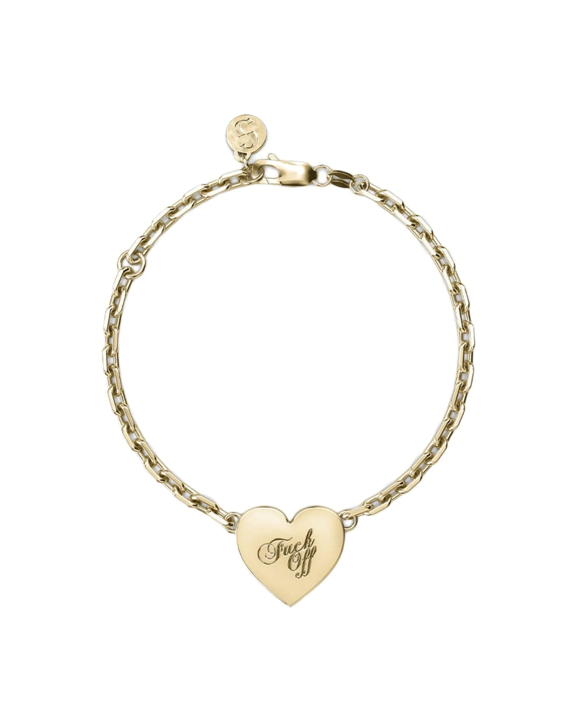 WARM WELCOME HEART BRACELET GOLD PLATED