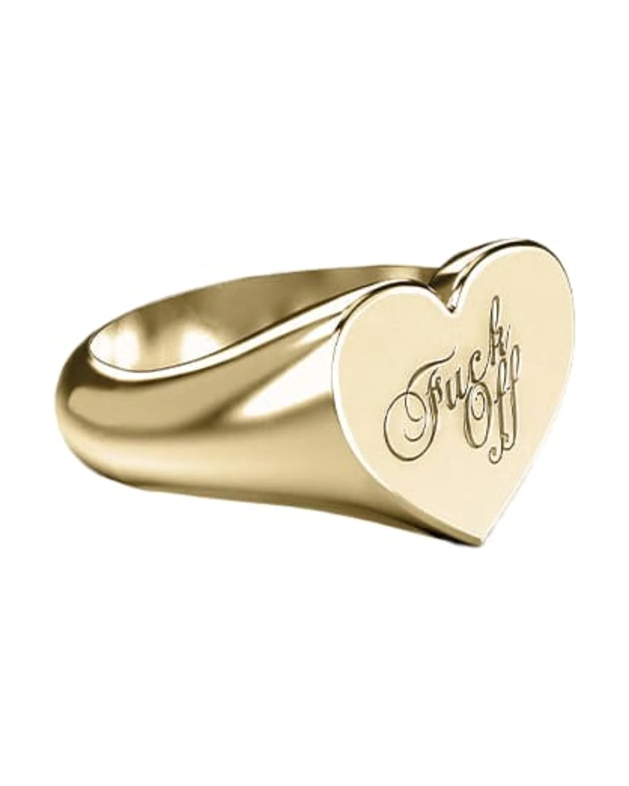 WARM WELCOME HEART RING GOLD PLATED - Image 2